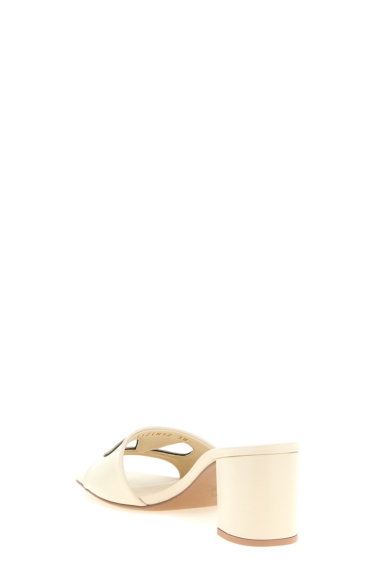VALENTINO GARAVANI Valentino Garavani Vlogo Signature slides For Women 100% calfskin leather (Bos Taurus)
