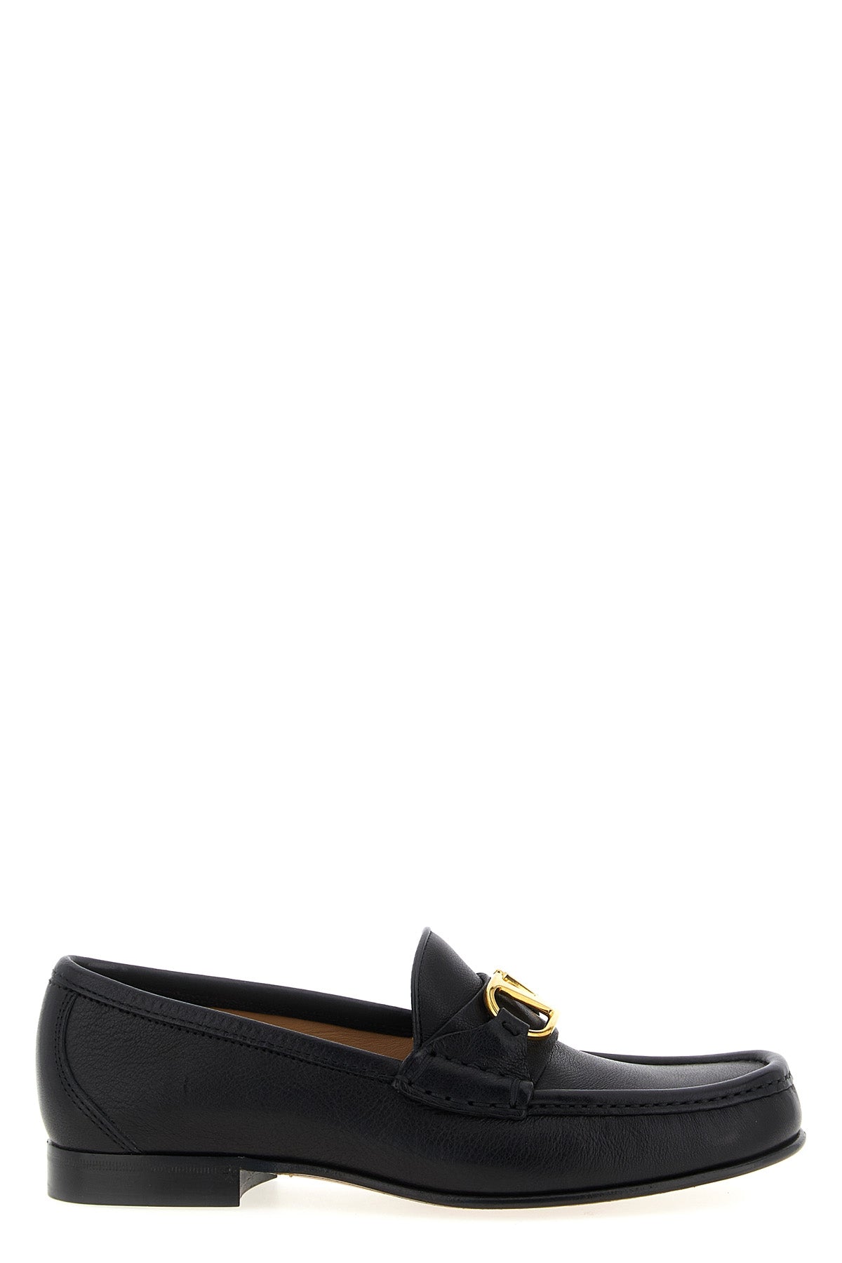 VALENTINO GARAVANI Valentino Garavani VLogo Signature Loafers For Women 100% buffalo leather