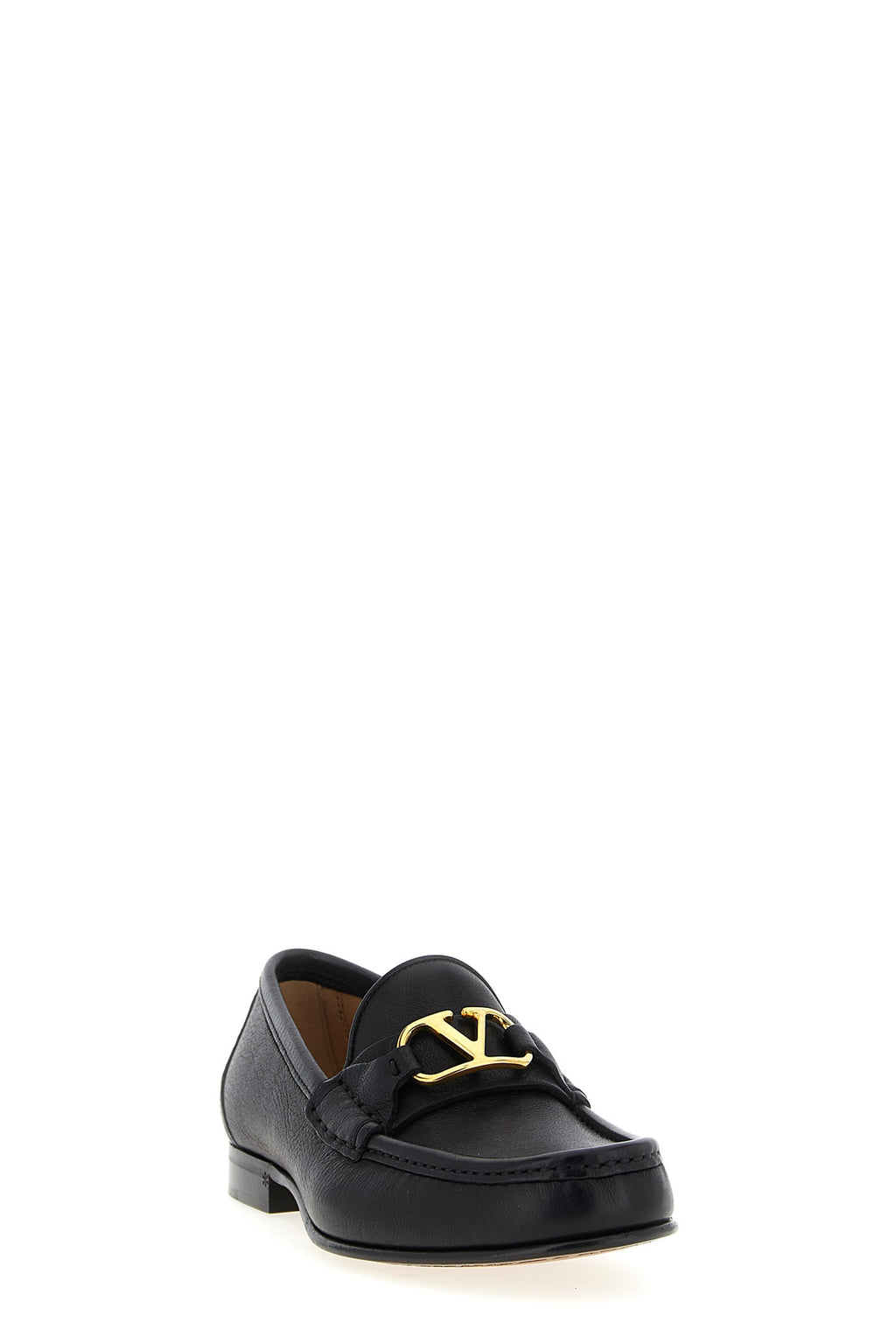 VALENTINO GARAVANI Valentino Garavani VLogo Signature Loafers For Women 100% buffalo leather
