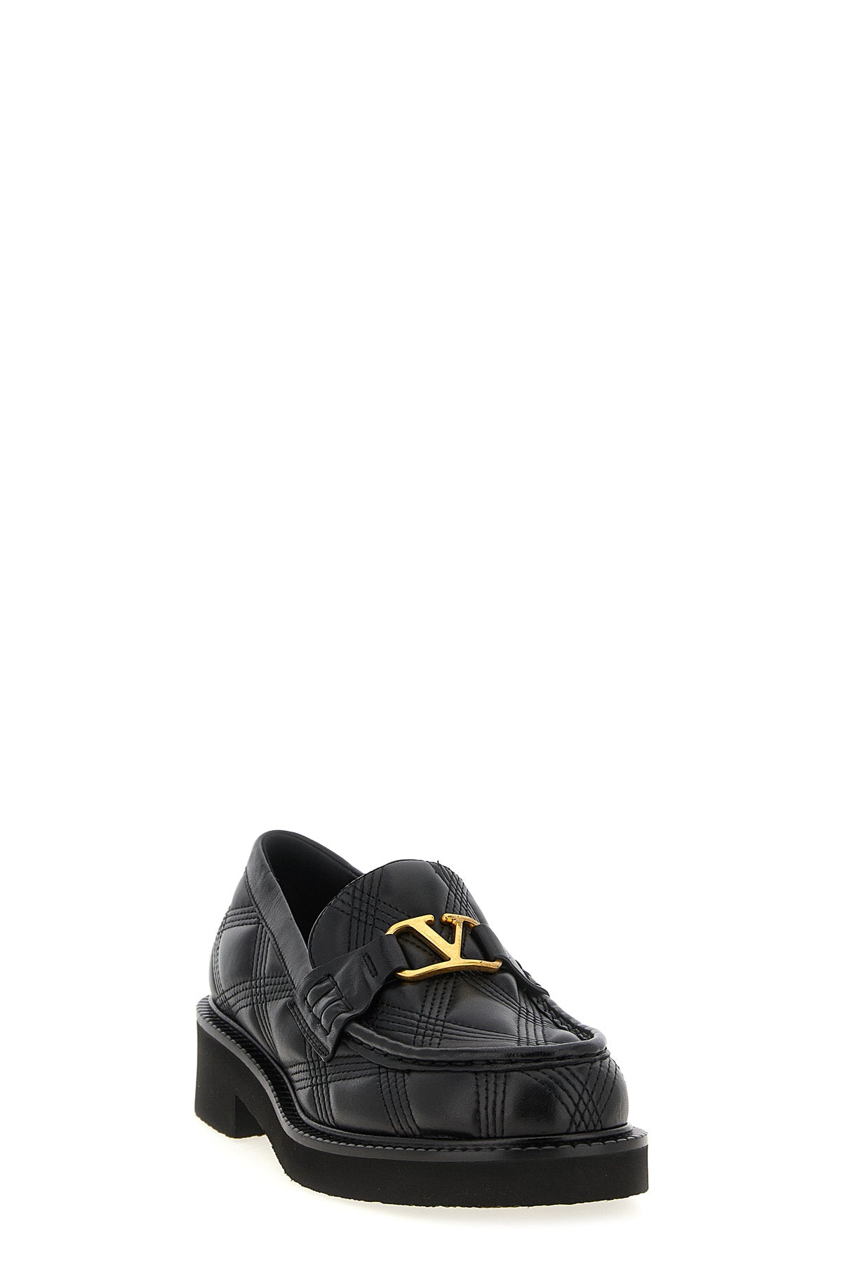 VALENTINO GARAVANI Valentino Garavani 'Quiltie' loafers For Women 100% lamb leather (Ovis Aries)