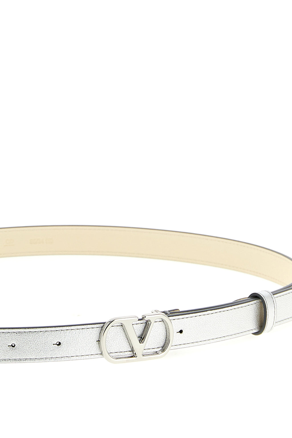 VALENTINO GARAVANI Valentino Garavani belt with 'VLogo' buckle For Women 100% calfskin leather (Bos Taurus)