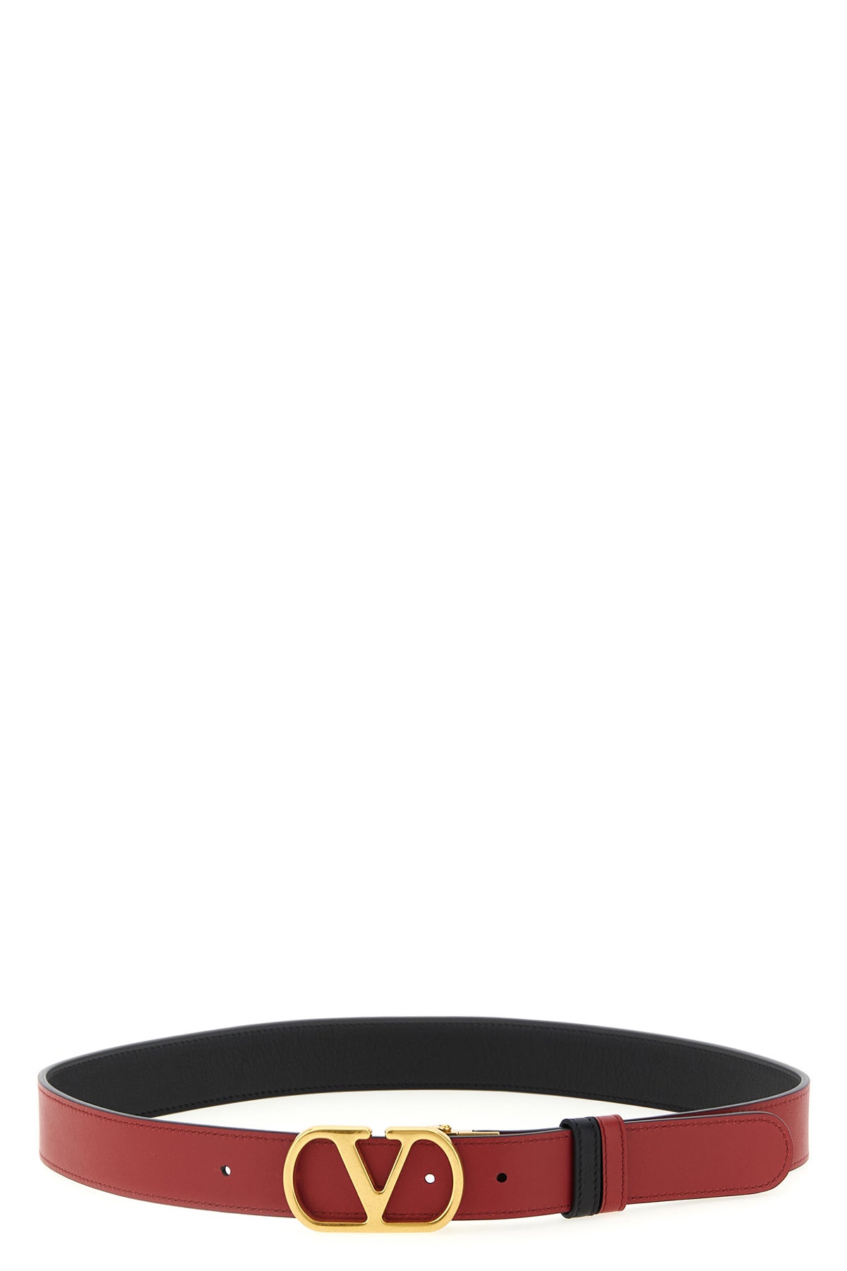 VALENTINO GARAVANI Valentino Garavani VLogo reversible belt For Women 100% calfskin leather (Bos Taurus)