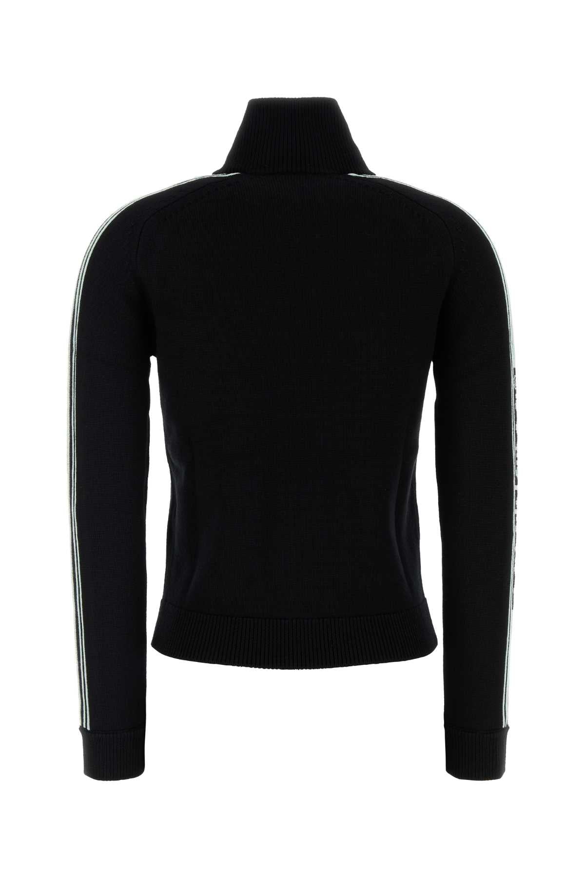 CASABLANCA MERINO ZIP UP For Women MAIN: 100% MERINO WOOL APPLIQUE: 95% VISCOSE 5% POLYESTER
