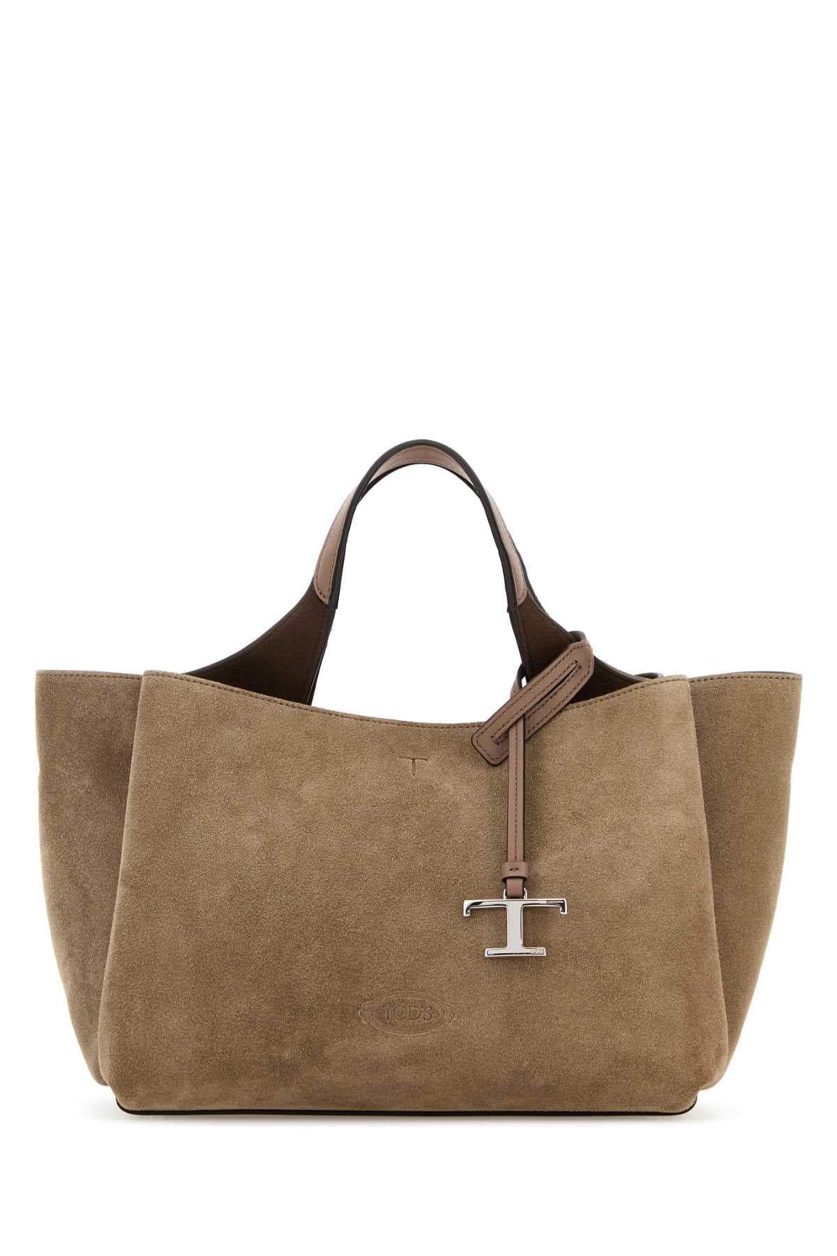 TOD'S APA 2 MANICI MINI TRAC PELLE T PEND For Women Exterior: 100% Suede Lining: 100% Leather Finishing: Silver metal