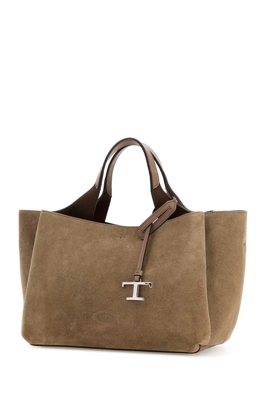 TOD'S APA 2 MANICI MINI TRAC PELLE T PEND For Women Exterior: 100% Suede Lining: 100% Leather Finishing: Silver metal