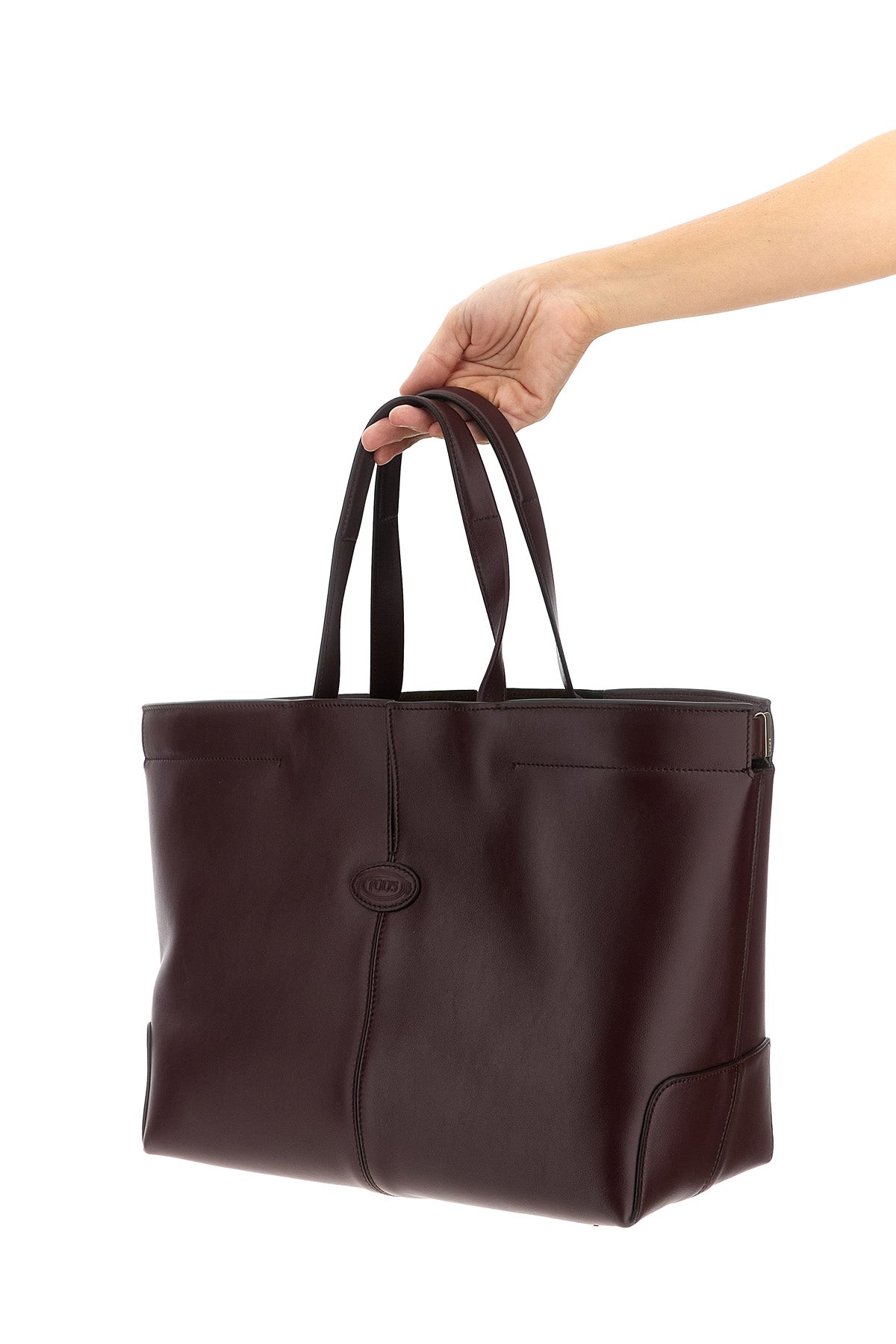 TOD'S Medium-small 'Tod's Di Bag Folio' shopping bag For Women 100% calfskin leather (Bos Taurus)