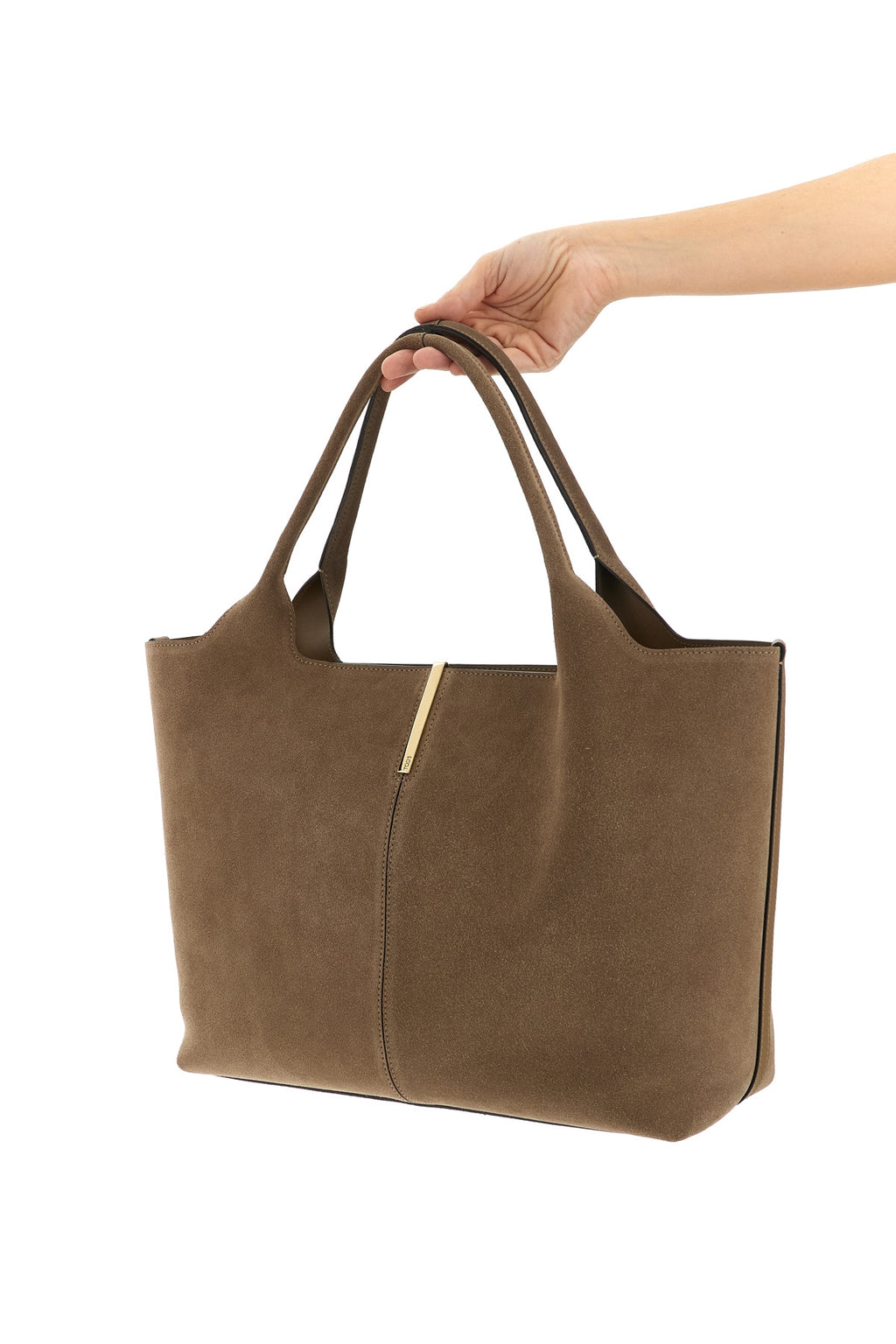 TOD'S Small to medium suede shopping bag For Women 100% calfskin leather (Bos Taurus)