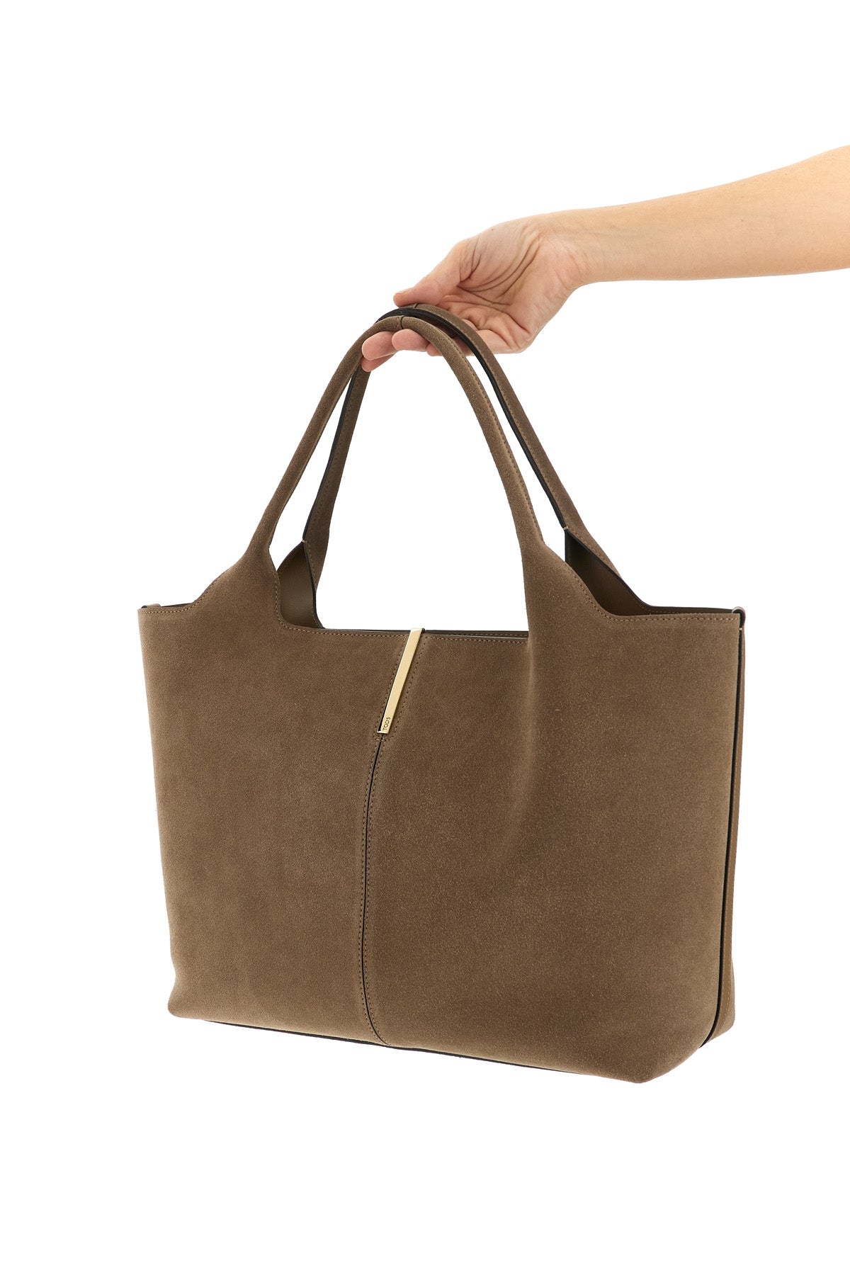 TOD'S Small to medium suede shopping bag For Women 100% calfskin leather (Bos Taurus)