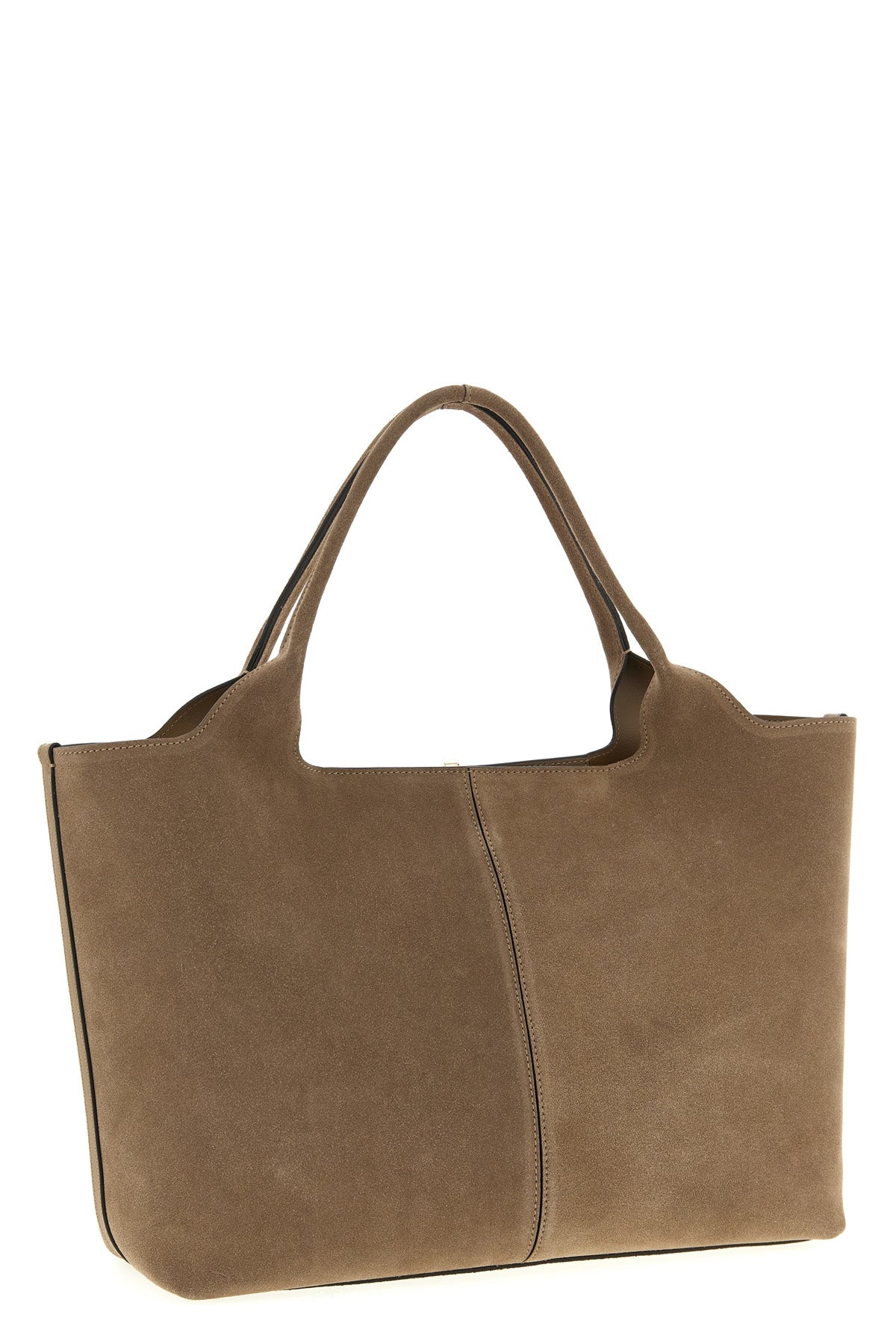 TOD'S Small to medium suede shopping bag For Women 100% calfskin leather (Bos Taurus)