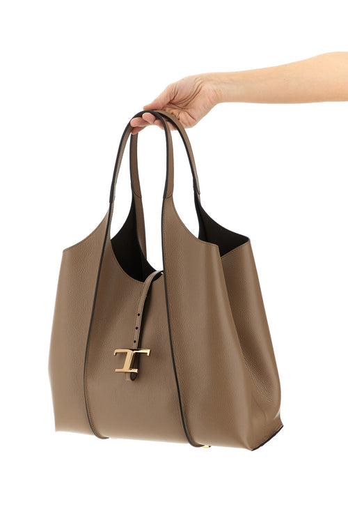 TOD'S 'T Timeless' shopping bag For Women 100% calfskin leather (Bos Taurus)
