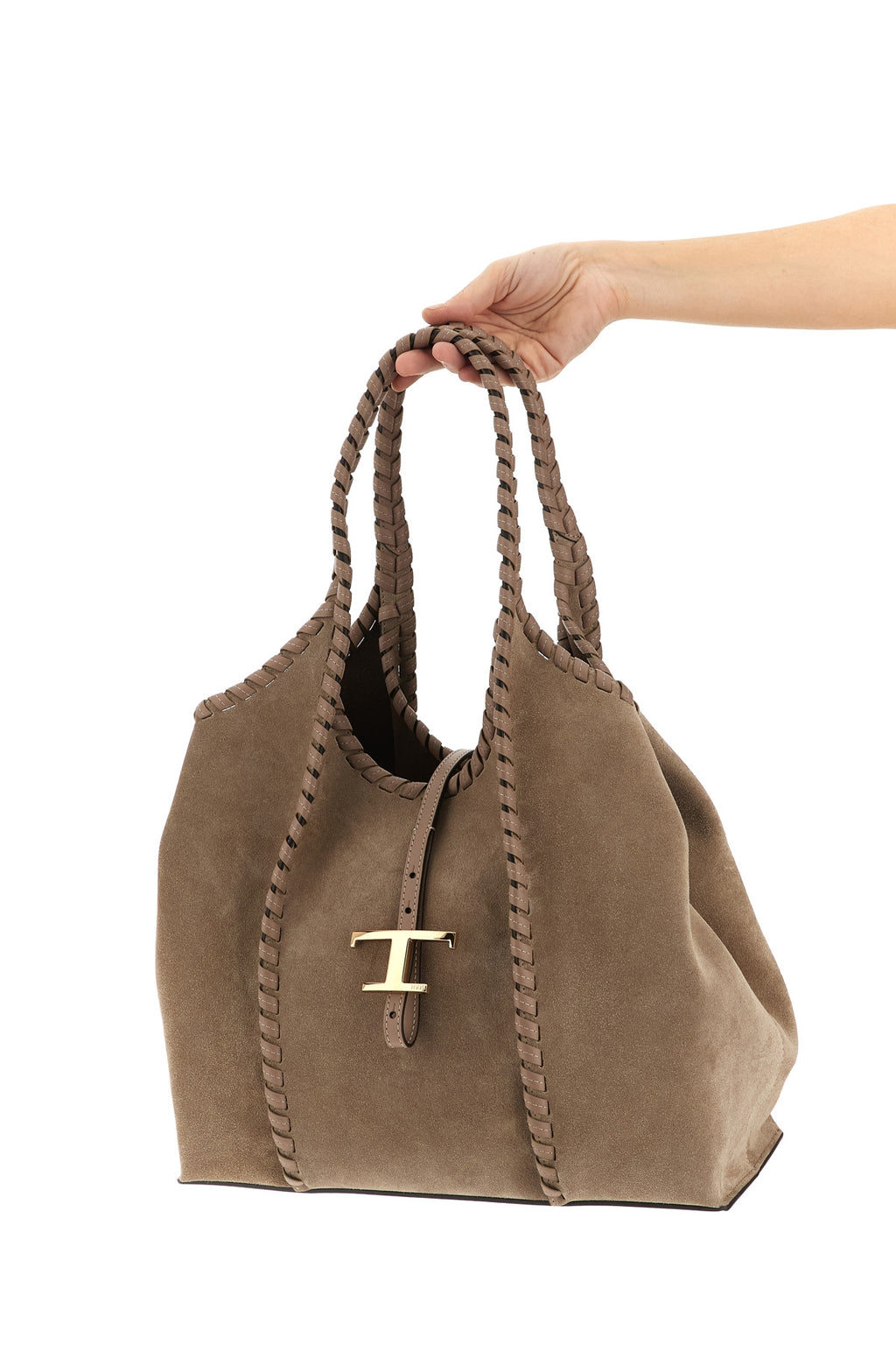 TOD'S 'T Timeless' medium shoulder bag For Women 100% calfskin leather (Bos Taurus)