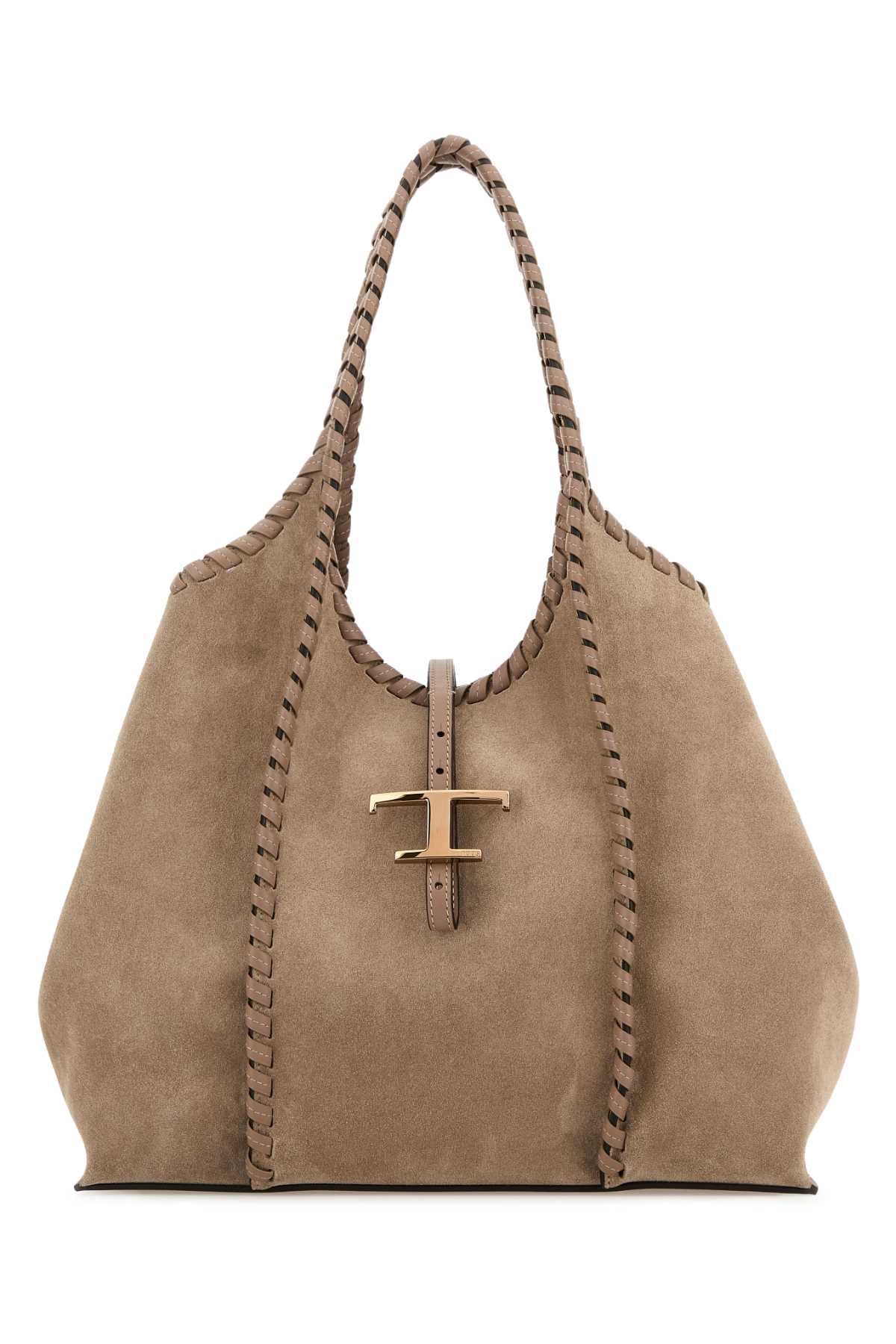 TOD'S TSB SHOPP PEND.T INFIL.BORDI MEDIA For Women Exterior: 100% Leather Lining: 100% Leather Finishing: Golden metal