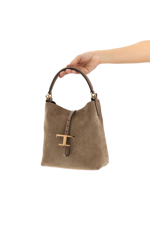 TOD'S 'T Timeless' mini bucket bag For Women 100% calfskin leather (Bos Taurus)