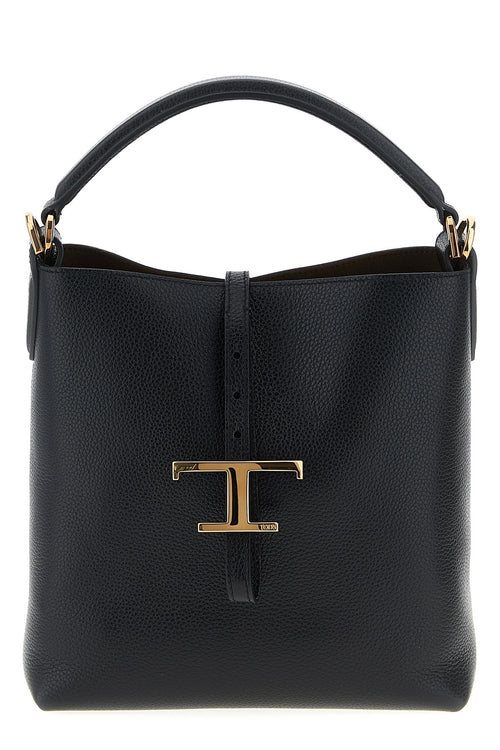 TOD'S 'T Timeless' mini bucket bag For Women 100% calfskin leather (Bos Taurus)