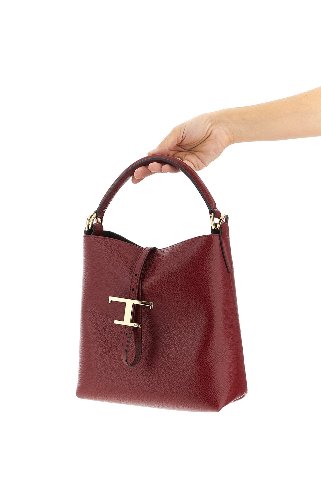 TOD'S 'T Timeless' mini bucket bag For Women 100% calfskin leather (Bos Taurus)