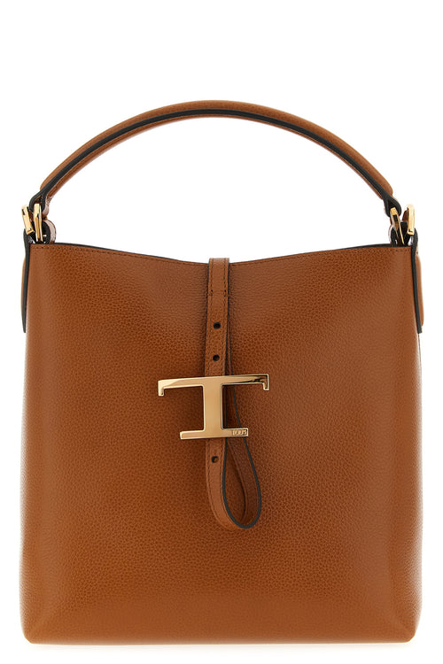 TOD'S 'T Timeless' mini bucket bag For Women 100% calfskin leather (Bos Taurus)