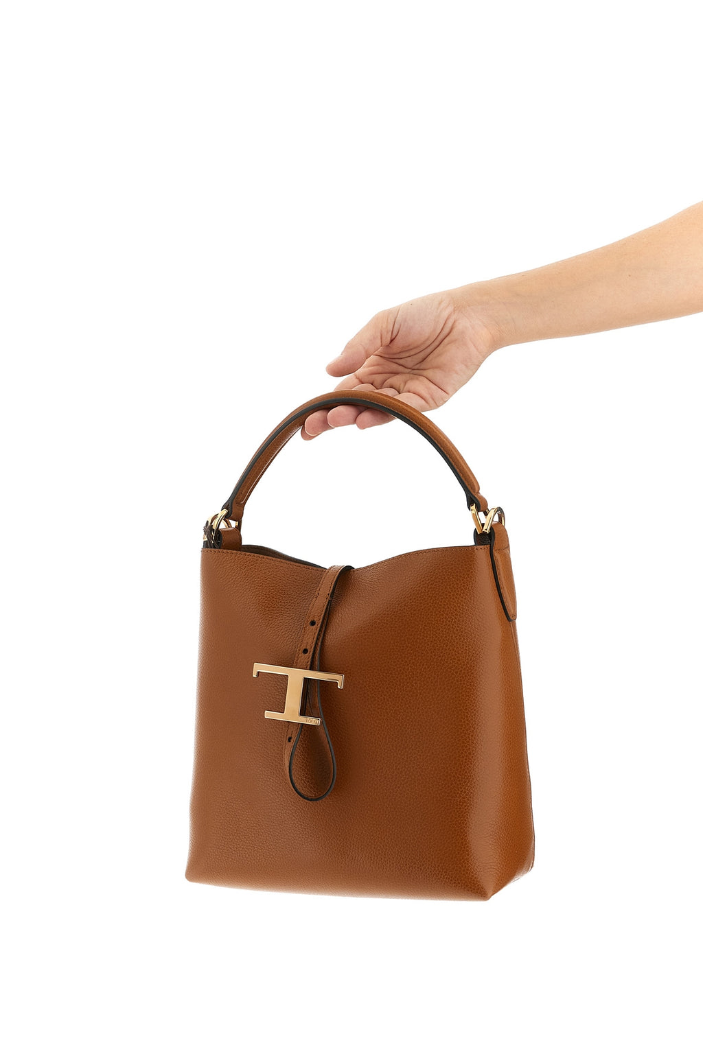 TOD'S 'T Timeless' mini bucket bag For Women 100% calfskin leather (Bos Taurus)