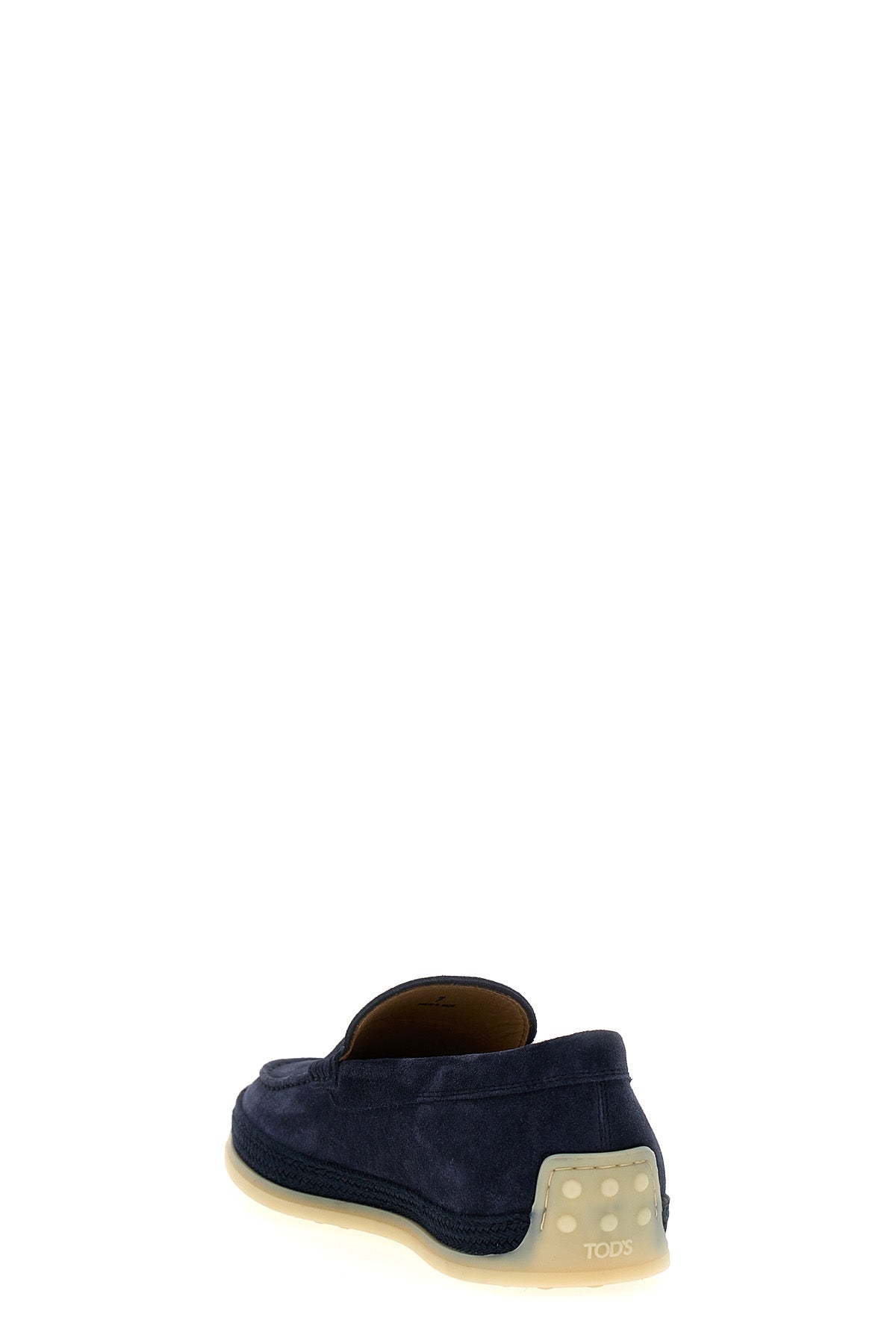 TOD'S 'Nuova Slippera' loafers For Men 100% suede leather (Bos Taurus)