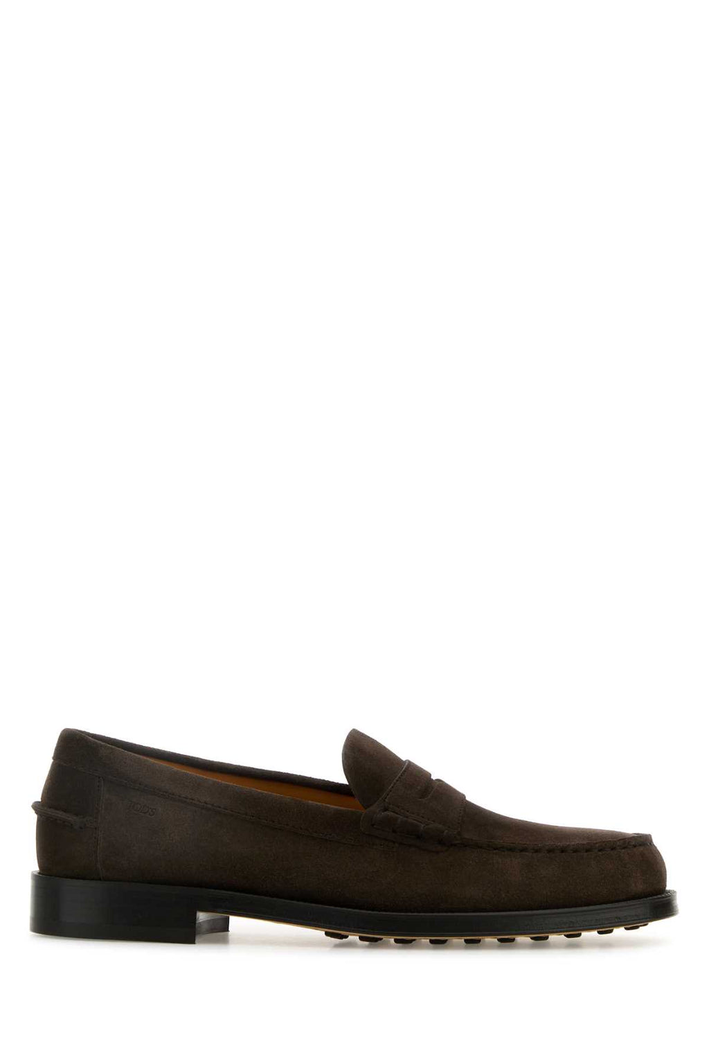 TOD'S MOCASSINO CUOIO+INIEZ. 48L For Men Exterior: 100% Suede Interior: 100% Leather Sole: Leather and Rubber