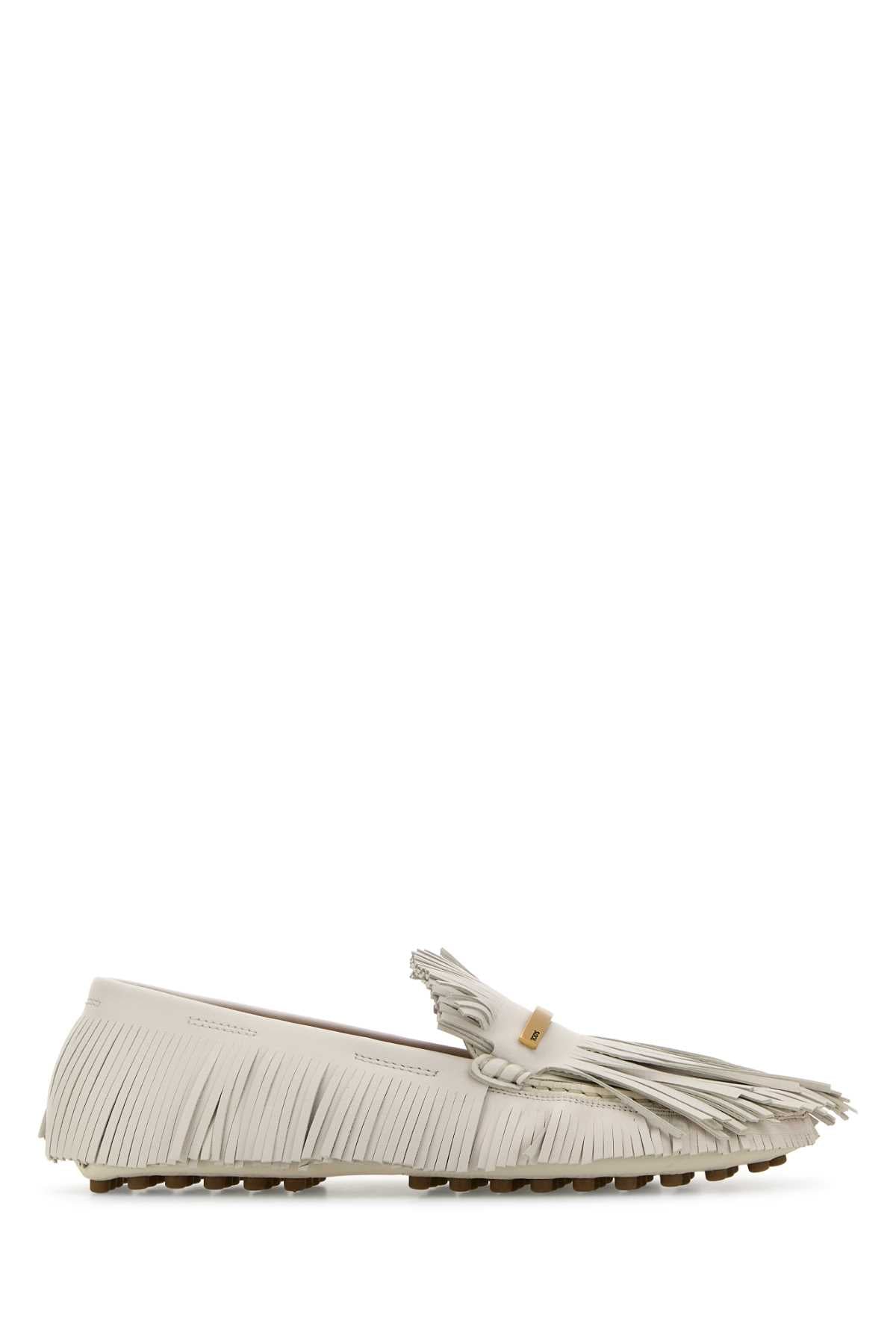 TOD'S GOMMINO 22L MOCASSINO FRANGE BARRET For Women Exterior: 100% Leather Interior: 100% Leather Sole: Leather and Rubber