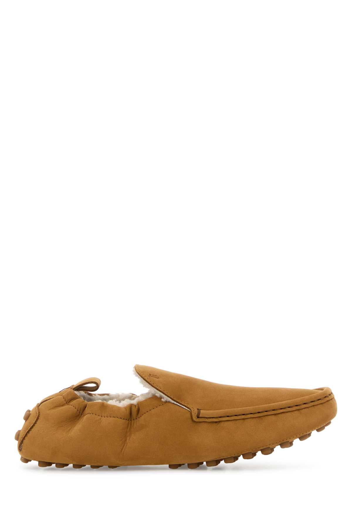TOD'S GOMMINO 22L PANT.ARR For Women Exterior: 100% Suede Interior: 100% Shearling Sole: Rubber