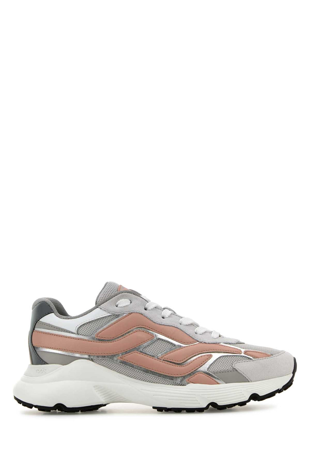 TOD'S SNEAKERS For Women Exterior: 100% Leather 100% Fabric Interior: 100% Fabric Sole: Rubber