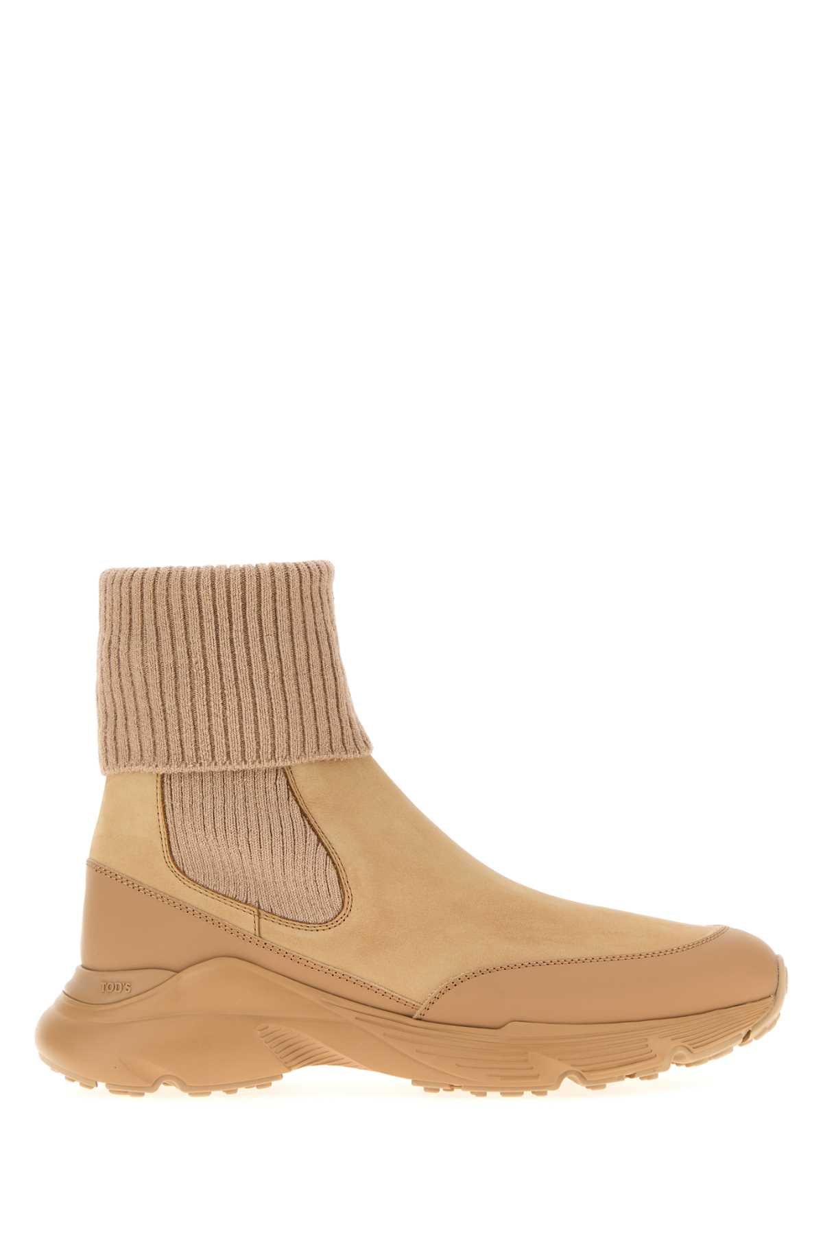 TOD'S SPORT. RUN 54C CALZINO POLACCO For Women Exterior: 100% Suede 100% Fabric Interior: 100% Fabric Sole: Rubber