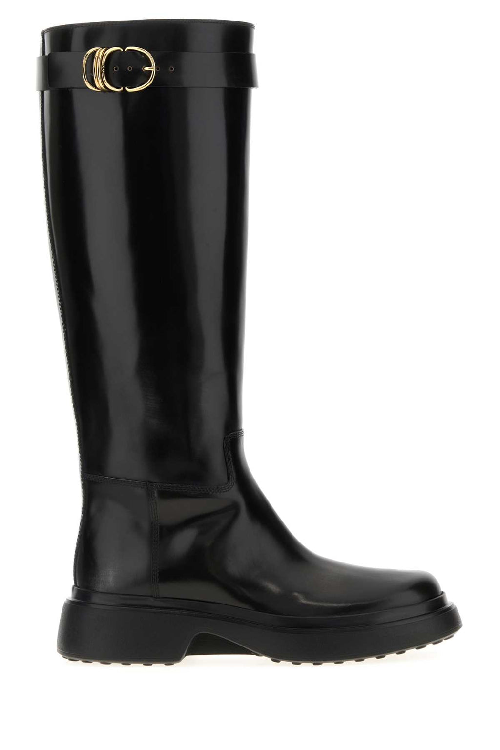 TOD'S GOMMA 74L STIVALE ALTO ANELLI For Women Exterior: 100% Calf Interior: 100% Leather Sole: Rubber