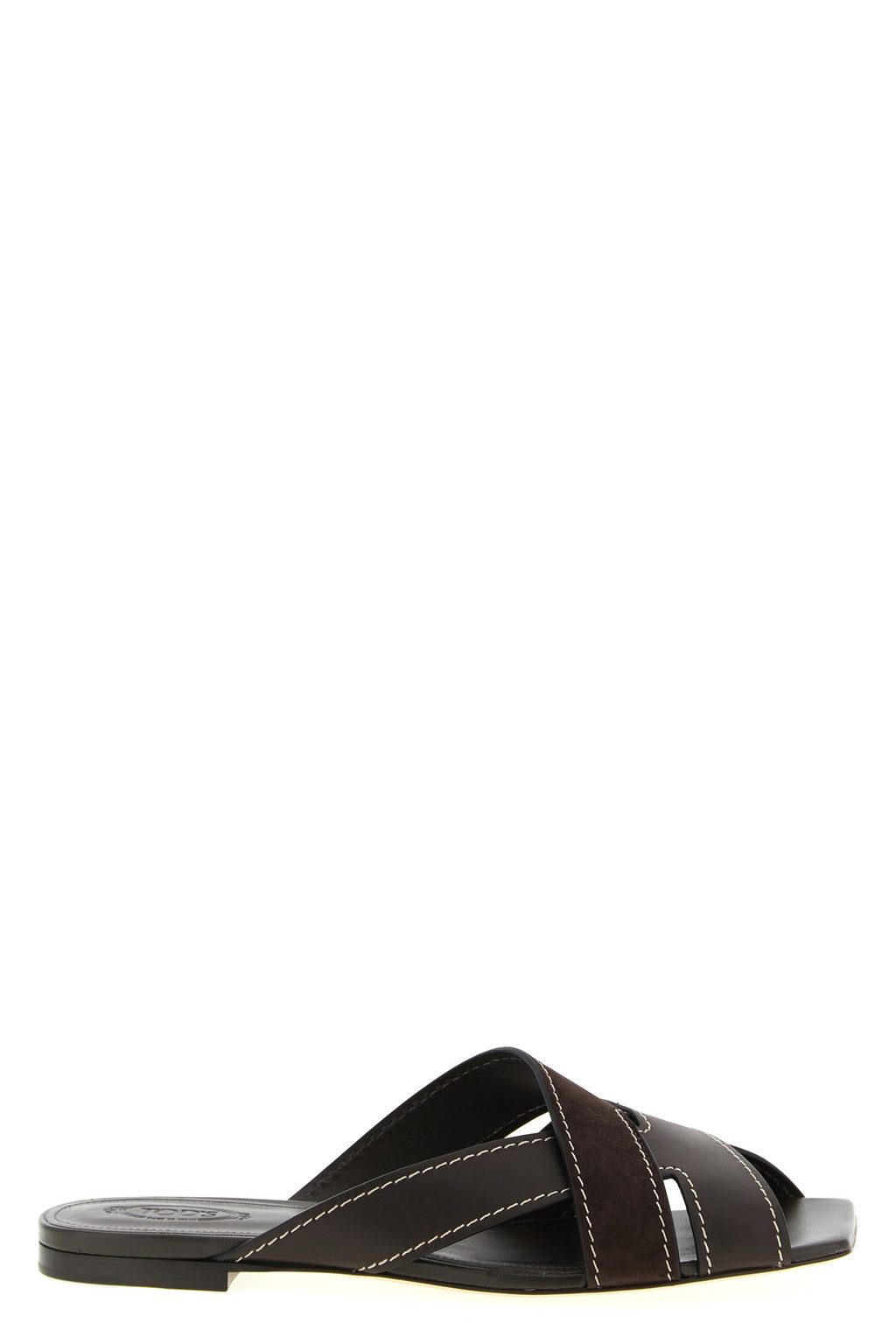 TOD'S Weaved sandals For Women 55% calf leather 45% goat leather
