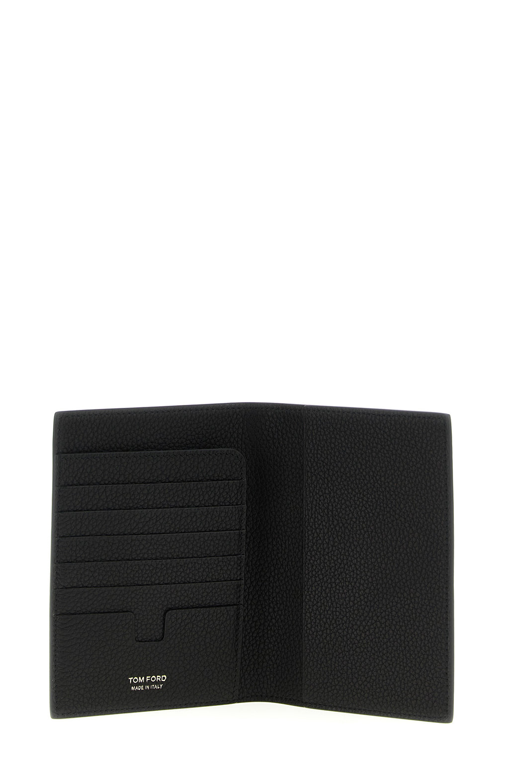 TOM FORD Hammered passport holder For Men 100% calfskin leather (Bos Taurus)