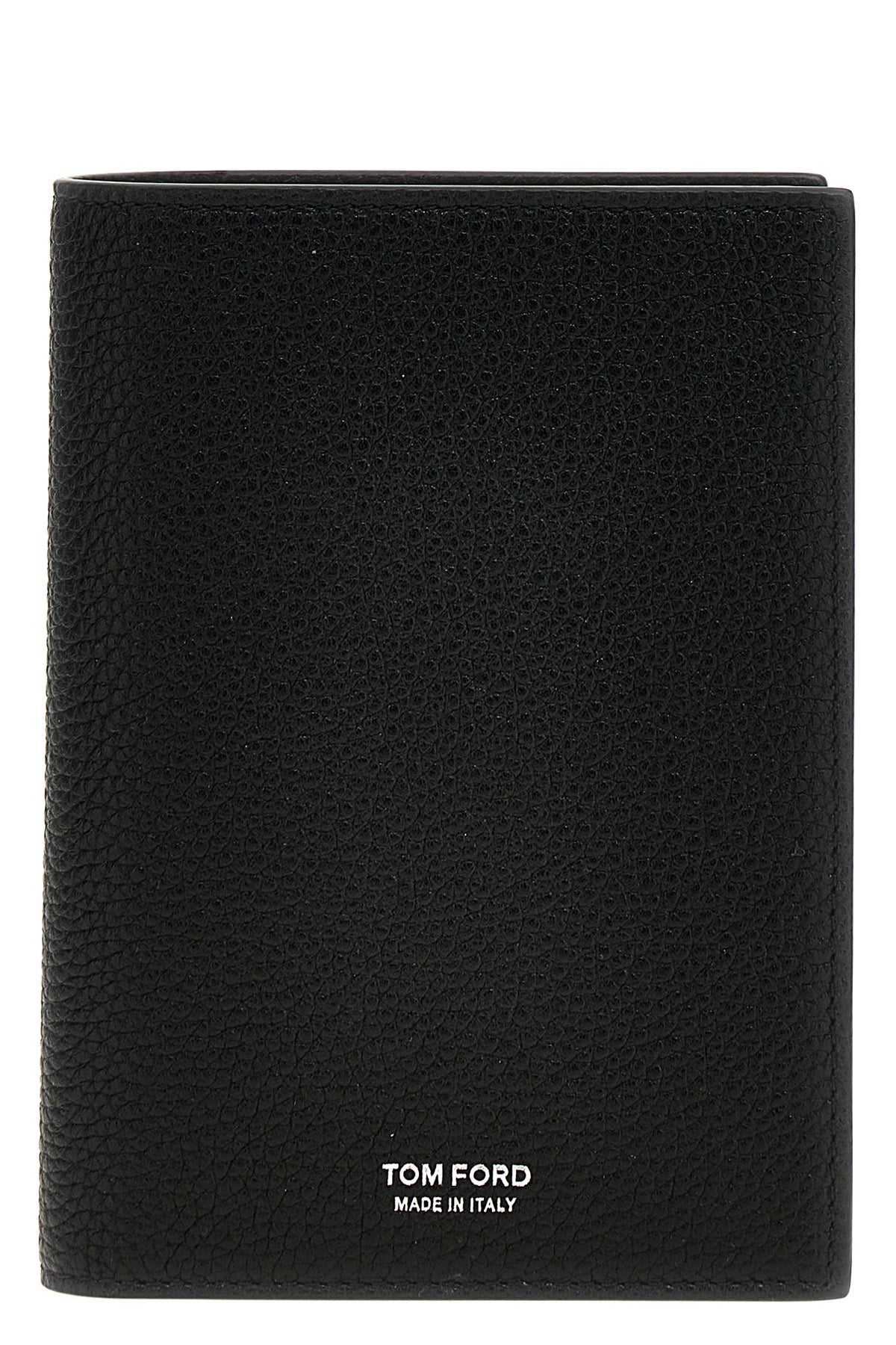 TOM FORD Logo passport holder For Men 100% calfskin leather (Bos Taurus)
