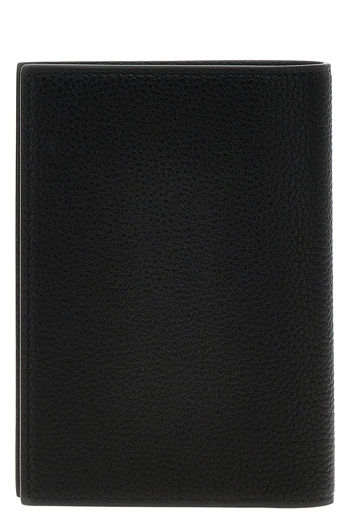 TOM FORD Logo passport holder For Men 100% calfskin leather (Bos Taurus)