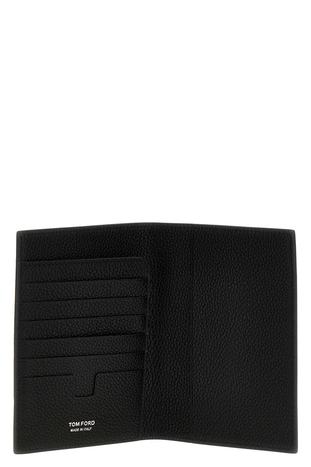 TOM FORD Logo passport holder For Men 100% calfskin leather (Bos Taurus)