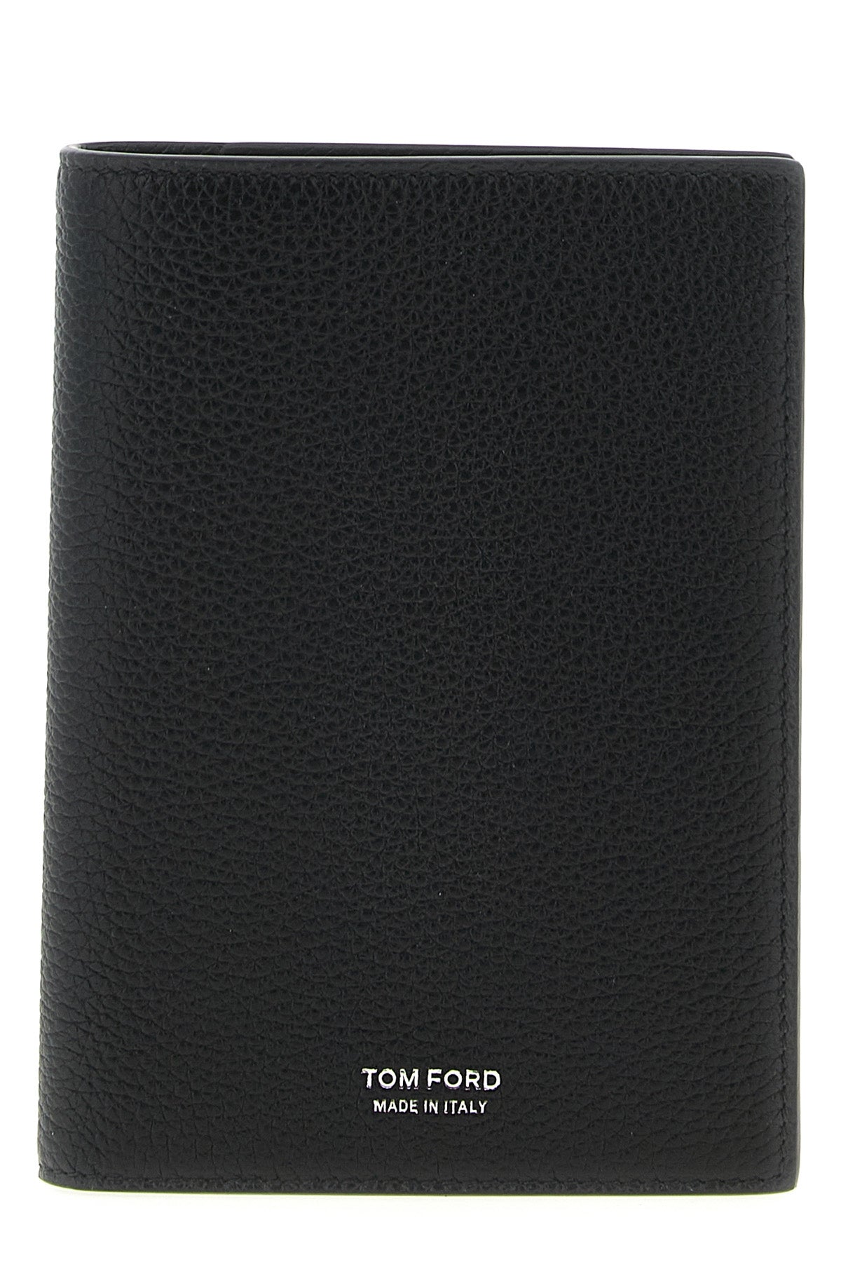 tom ford Hammered leather passport holder