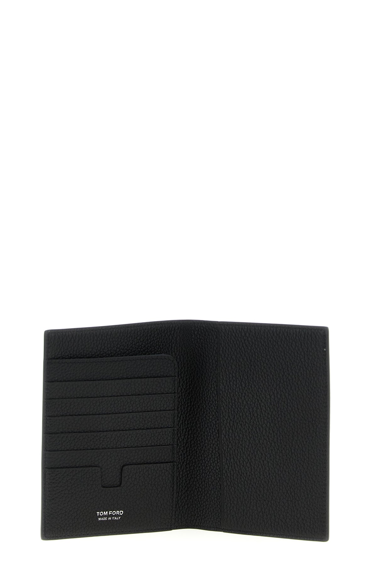 tom ford Hammered leather passport holder
