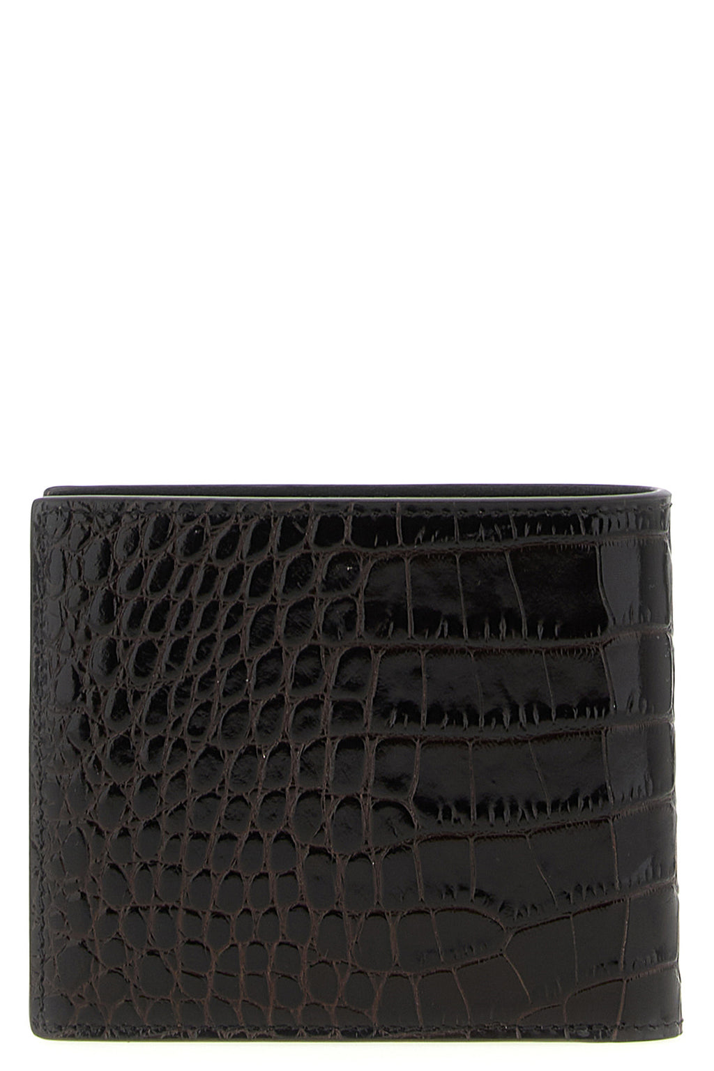 TOM FORD Crocodile leather wallet For Men 100% calfskin leather (Bos Taurus)