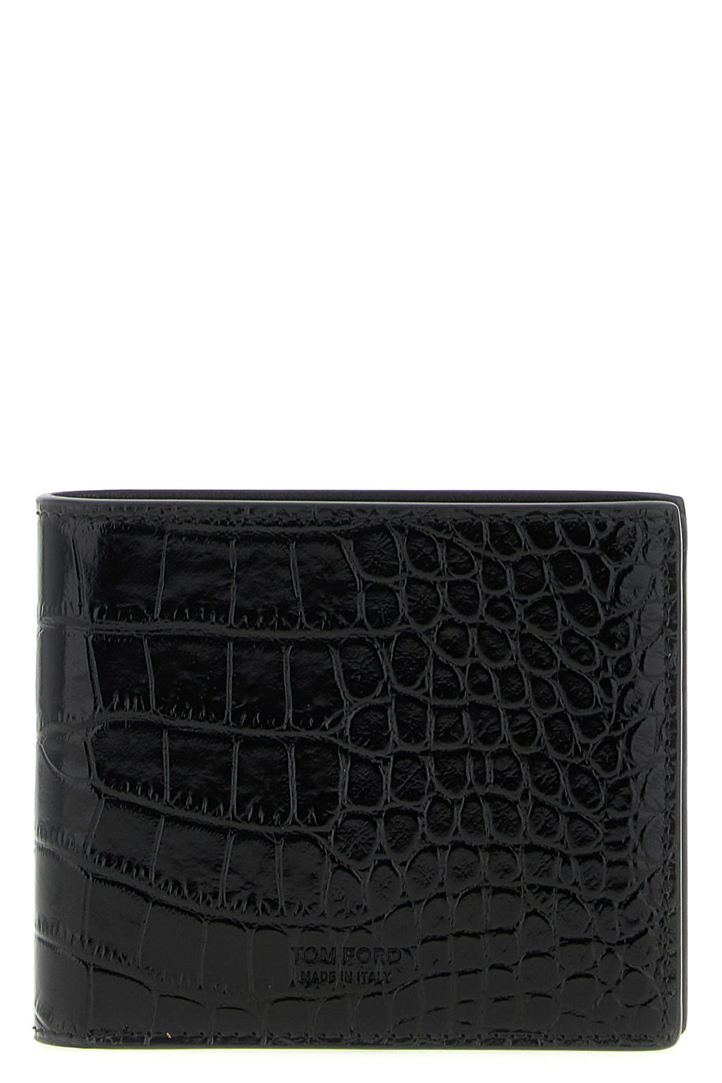 TOM FORD Crocodile leather wallet For Men 100% calfskin leather (Bos Taurus)