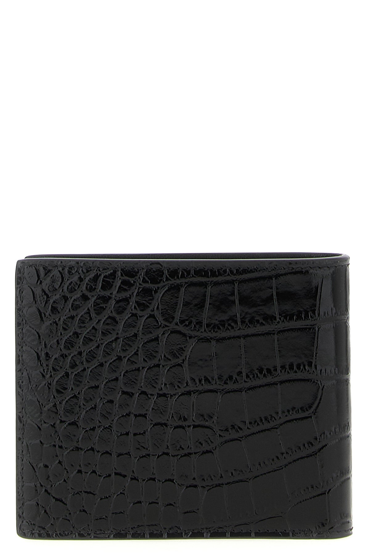 TOM FORD Crocodile leather wallet For Men 100% calfskin leather (Bos Taurus)