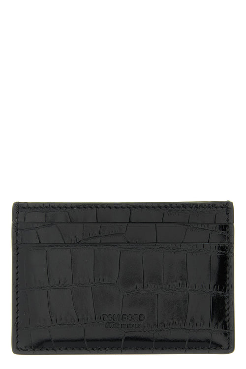 TOM FORD 'Exotic Line' card holder For Men 100% calfskin leather (Bos Taurus)