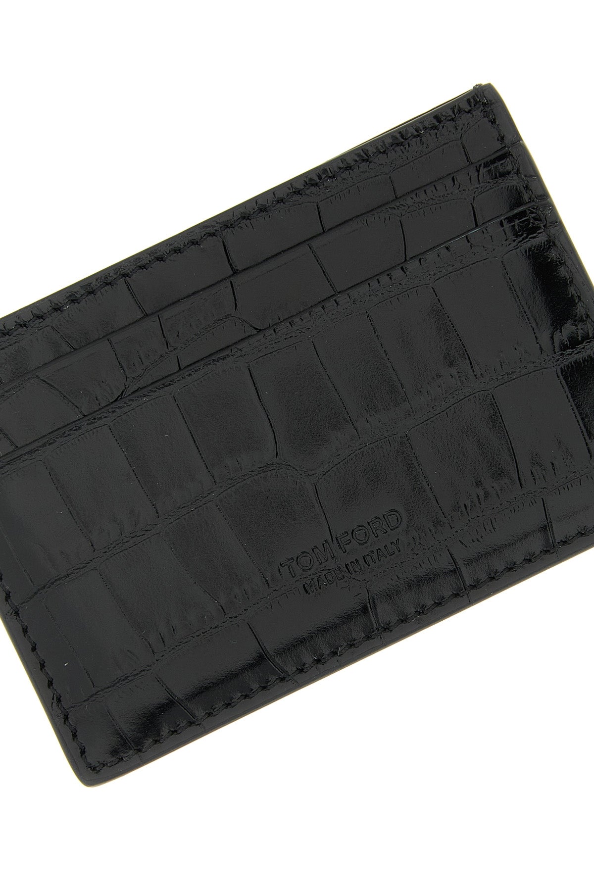 TOM FORD 'Exotic Line' card holder For Men 100% calfskin leather (Bos Taurus)