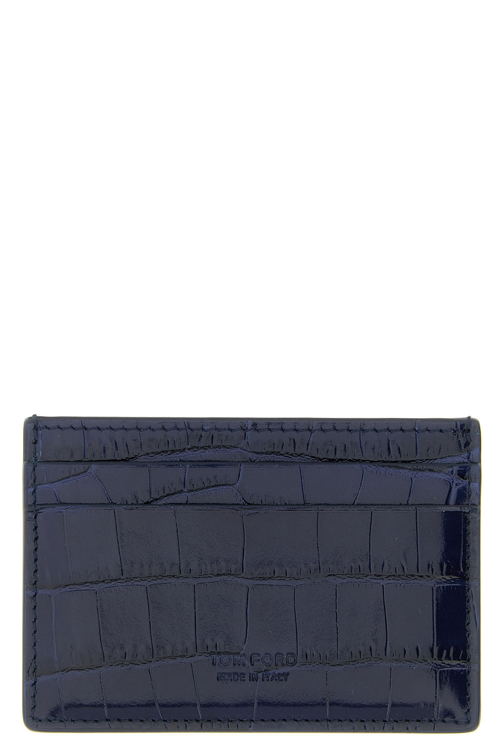 TOM FORD Crocodile card holder For Men 100% calfskin leather (Bos Taurus)