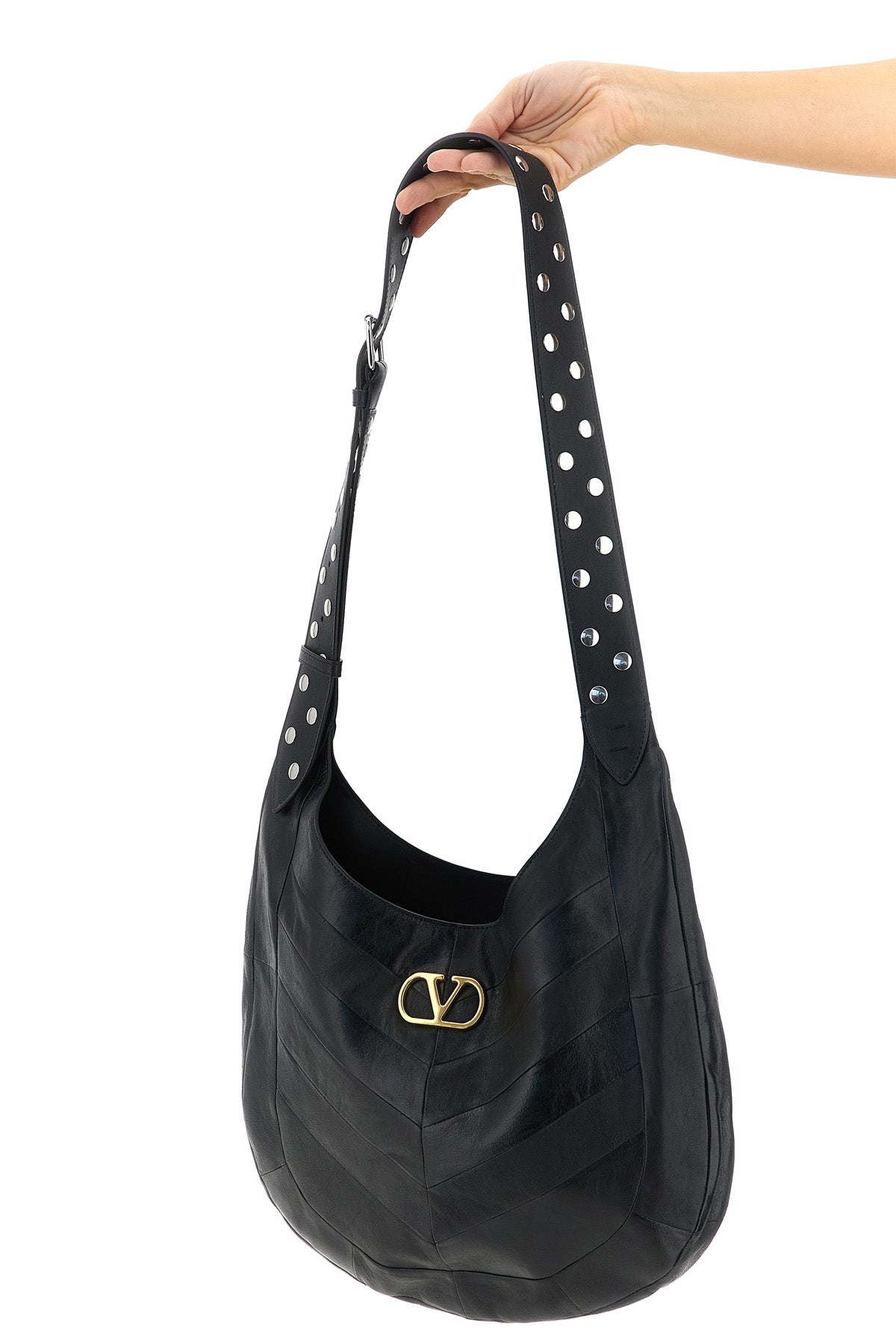 VALENTINO GARAVANI Valentino Garavani 'Hoboho' medium shoulder bag For Unisex 100% lamb leather (Ovis Aries)