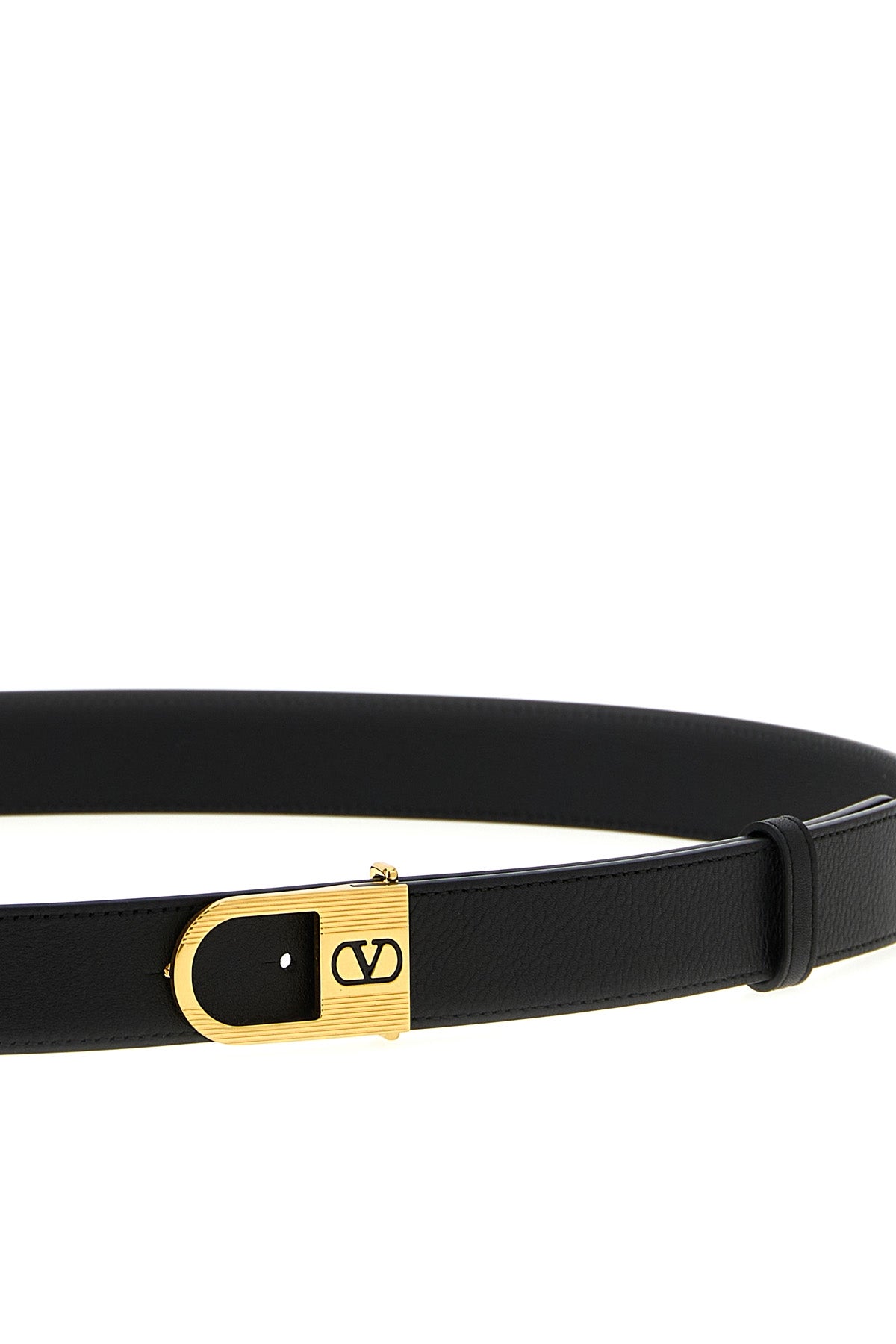VALENTINO GARAVANI Valentino Garavani VLogo Signature belt For Men 100% calfskin leather (Bos Taurus)