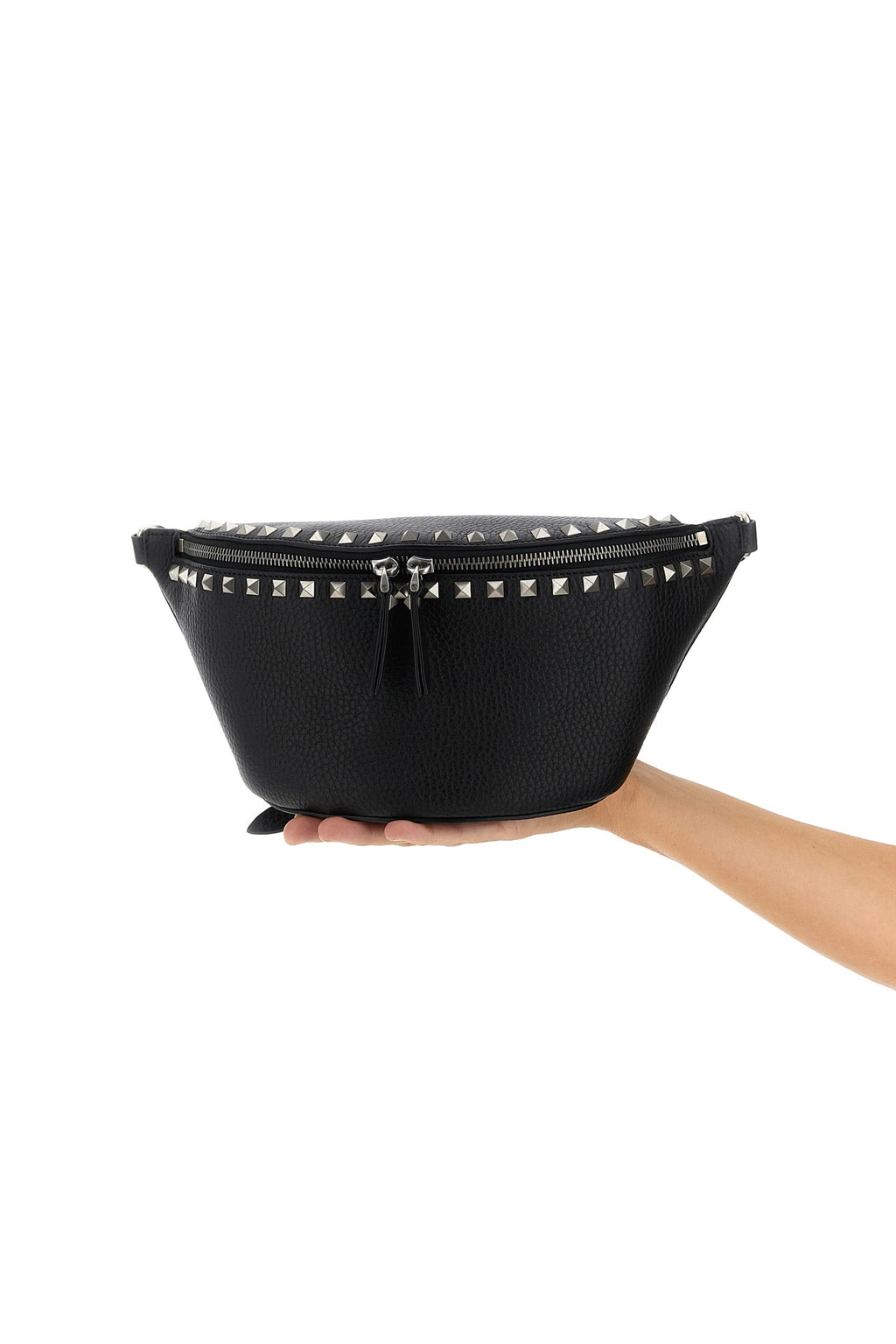 VALENTINO GARAVANI Valentino Garavani 'Rockstud' belt bag For Men 100% calfskin leather (Bos Taurus)
