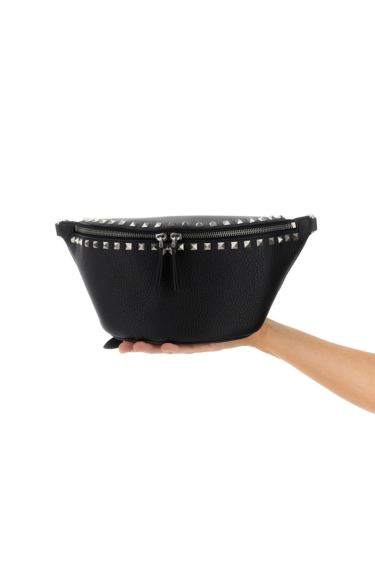 VALENTINO GARAVANI Valentino Garavani 'Rockstud' belt bag For Men 100% calfskin leather (Bos Taurus)