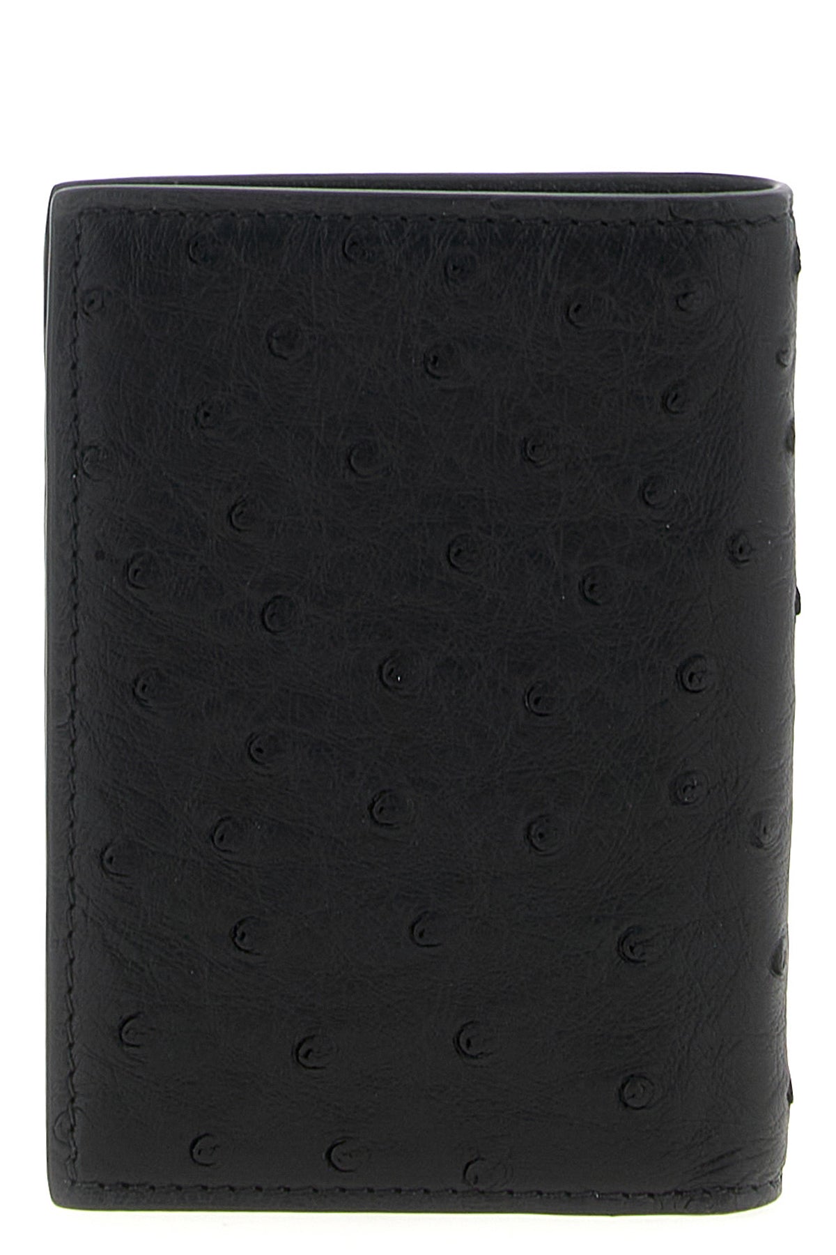 VALENTINO GARAVANI Valentino Garavani Vlogo Signature cardholder For Men 100% ostrich leather