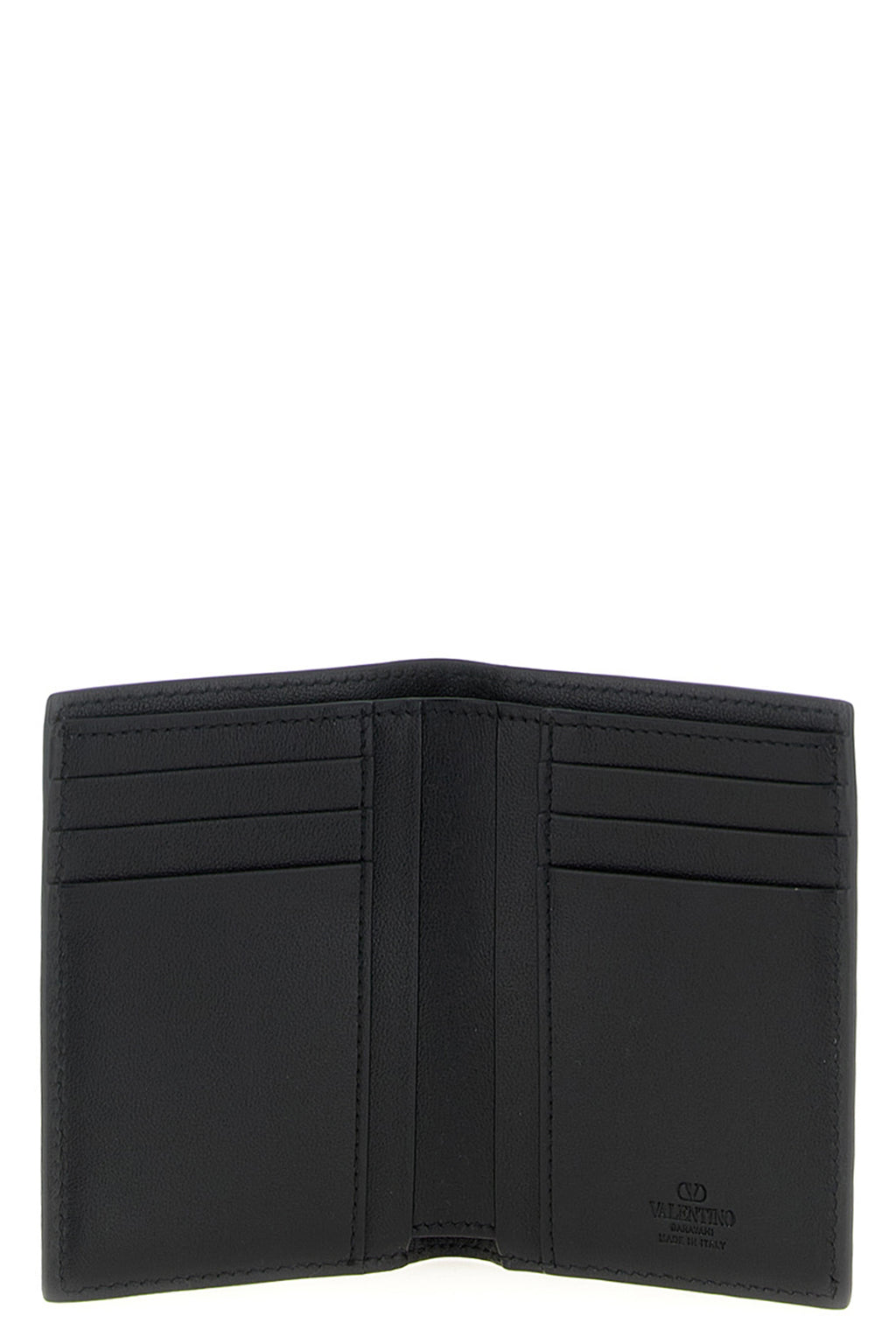 VALENTINO GARAVANI Valentino Garavani Vlogo Signature cardholder For Men 100% ostrich leather