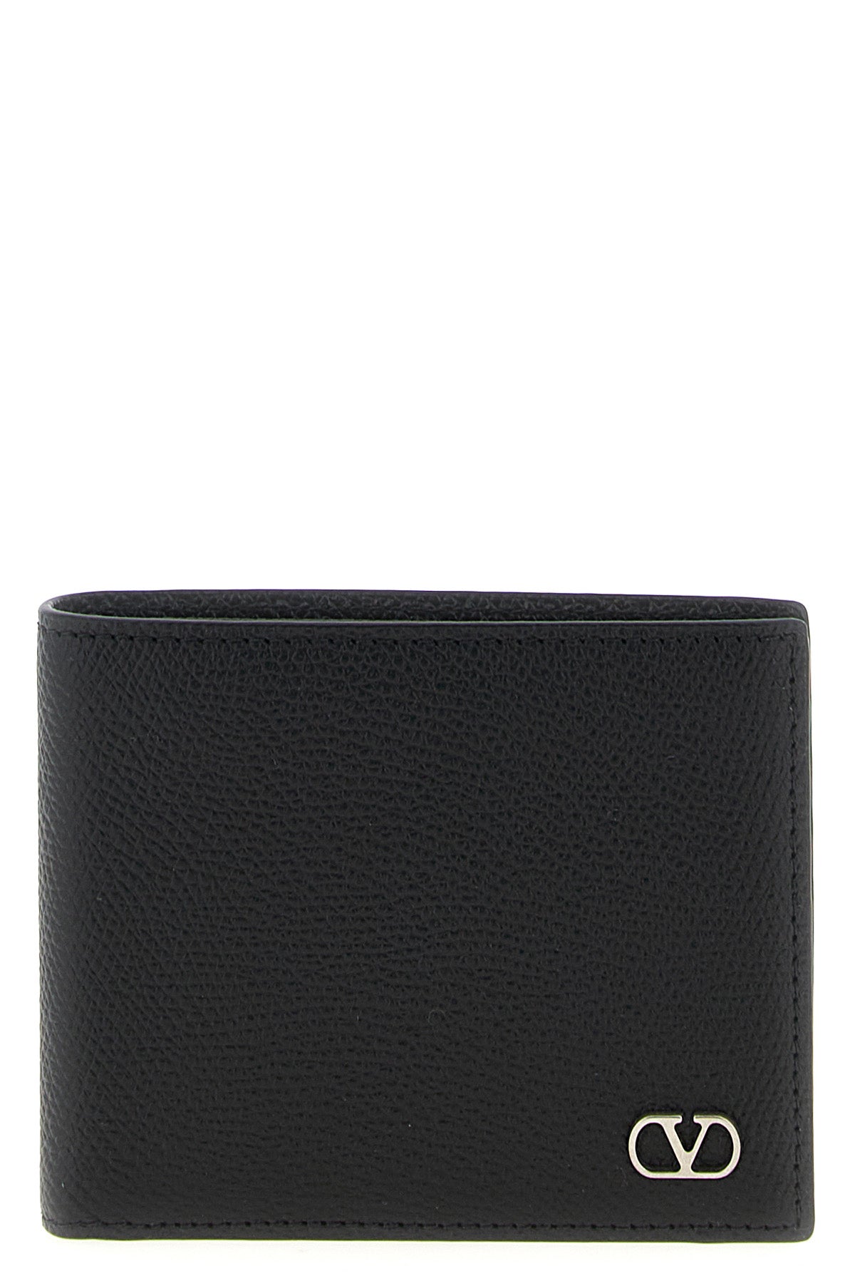 VALENTINO GARAVANI Valentino Garavani Vlogo Signature Wallet For Men 100% calfskin leather (Bos Taurus)