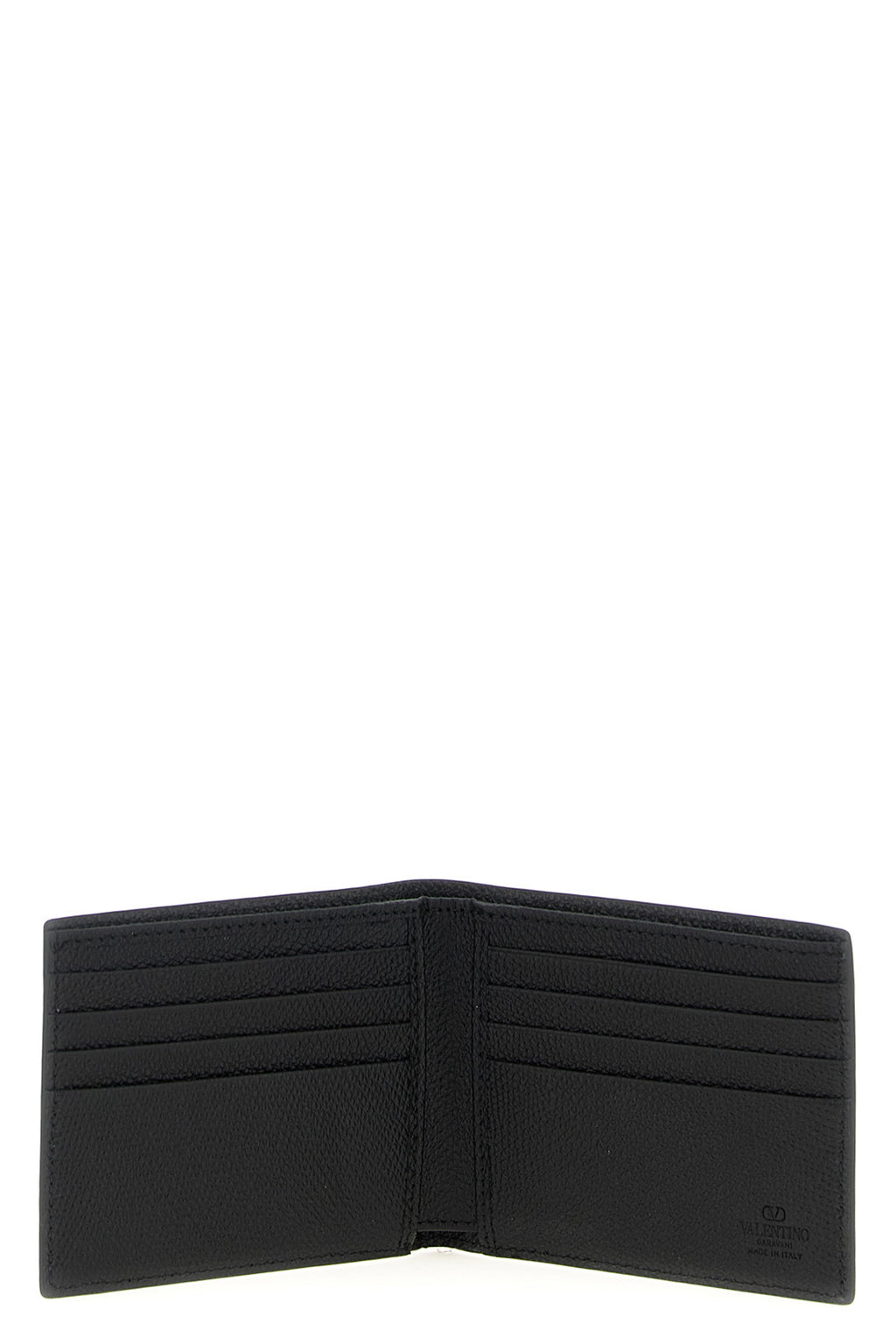VALENTINO GARAVANI Valentino Garavani Vlogo Signature Wallet For Men 100% calfskin leather (Bos Taurus)