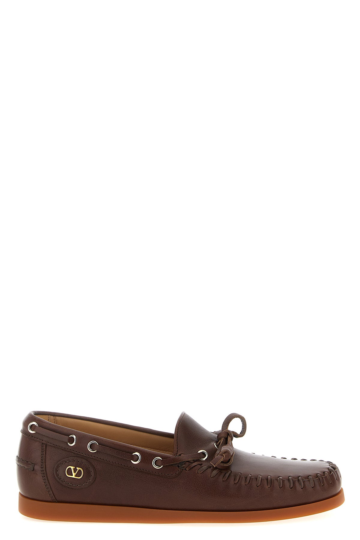 VALENTINO GARAVANI Valentino Garavani 'Palm Avenue' Boat Shoe For Men 100% buffalo leather
